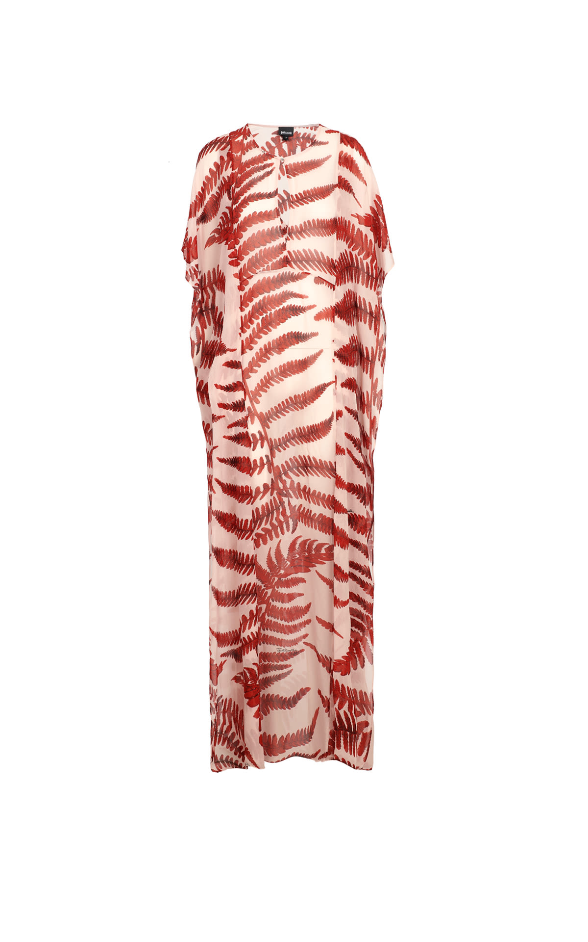Roberto Cavalli palm print dress