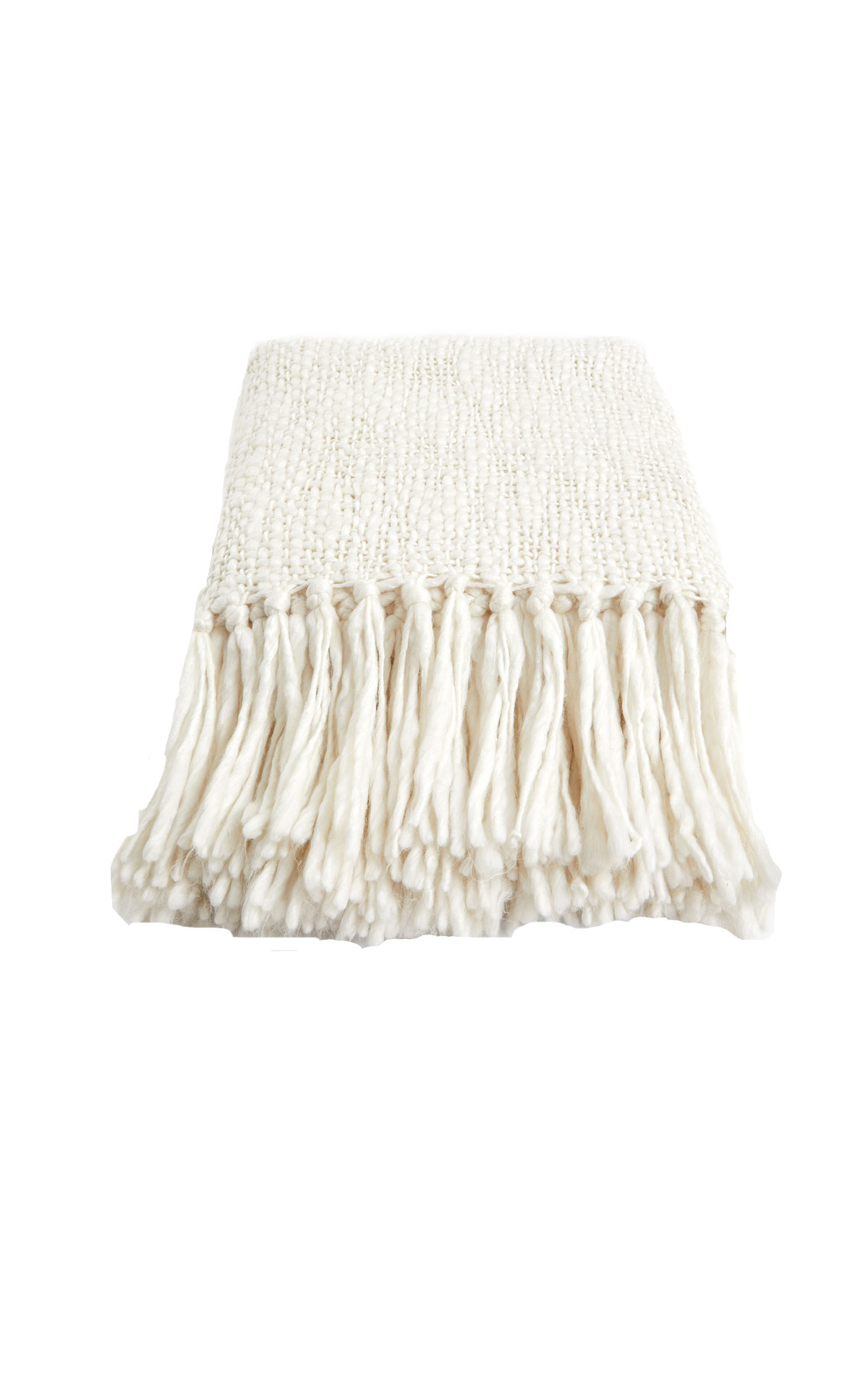 Soho Home Hathaway throw cream from Bicester Village