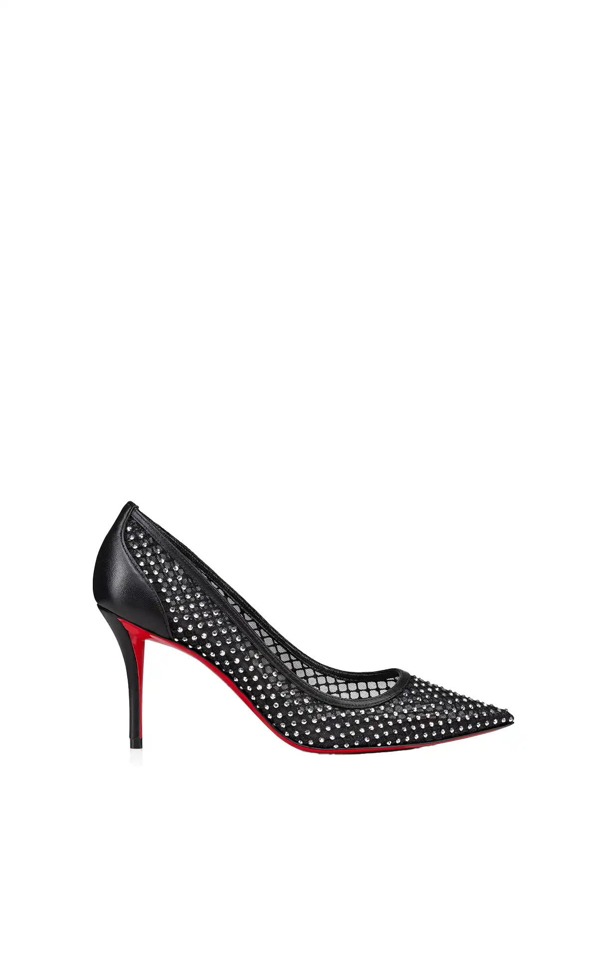 Christian Louboutin Escarpins Apostropha Mesh Strass La Vallée Village