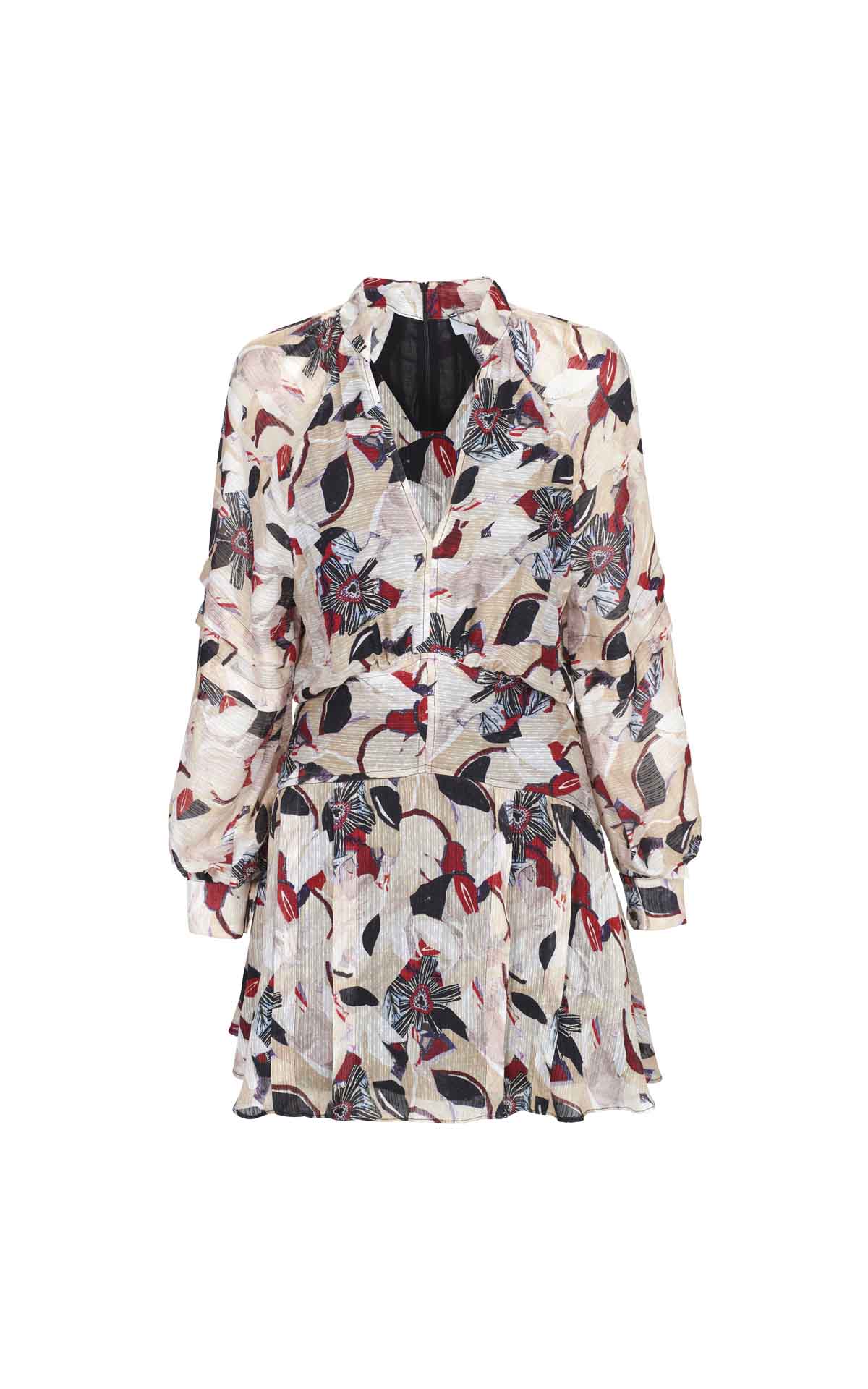 Short printed long-sleeved dress IRO Paris