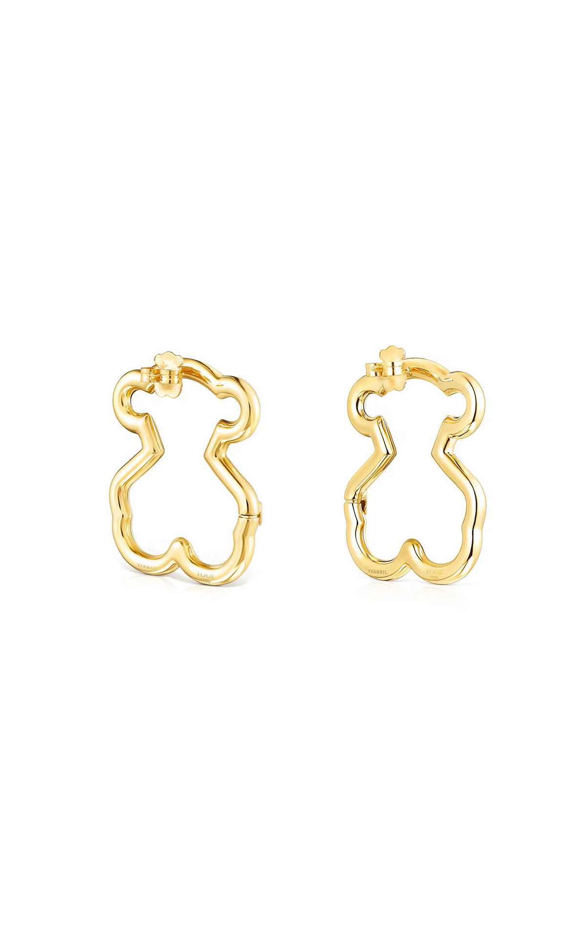Tous gold bear earrings  tous outlet barcelona la roca village