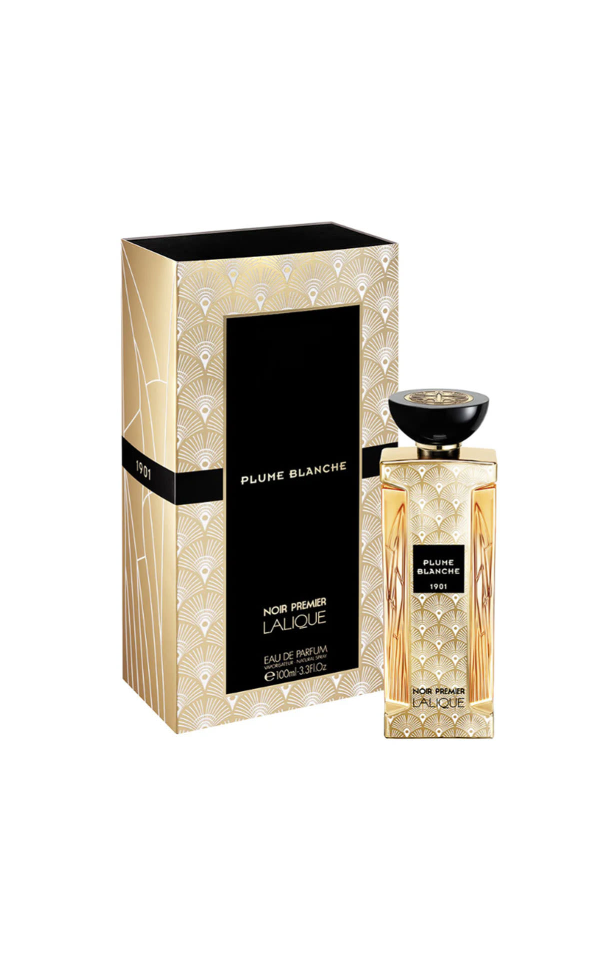 Lalique  Noir Premiere Plume Blanche 1901 from Bicester Village