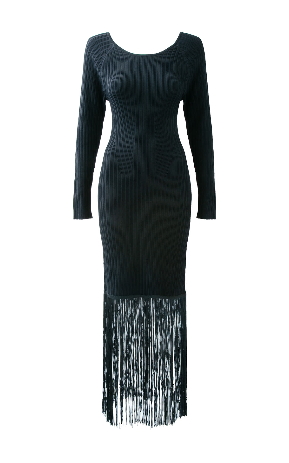 DKNY Maxi fringe dress from Bicester Village