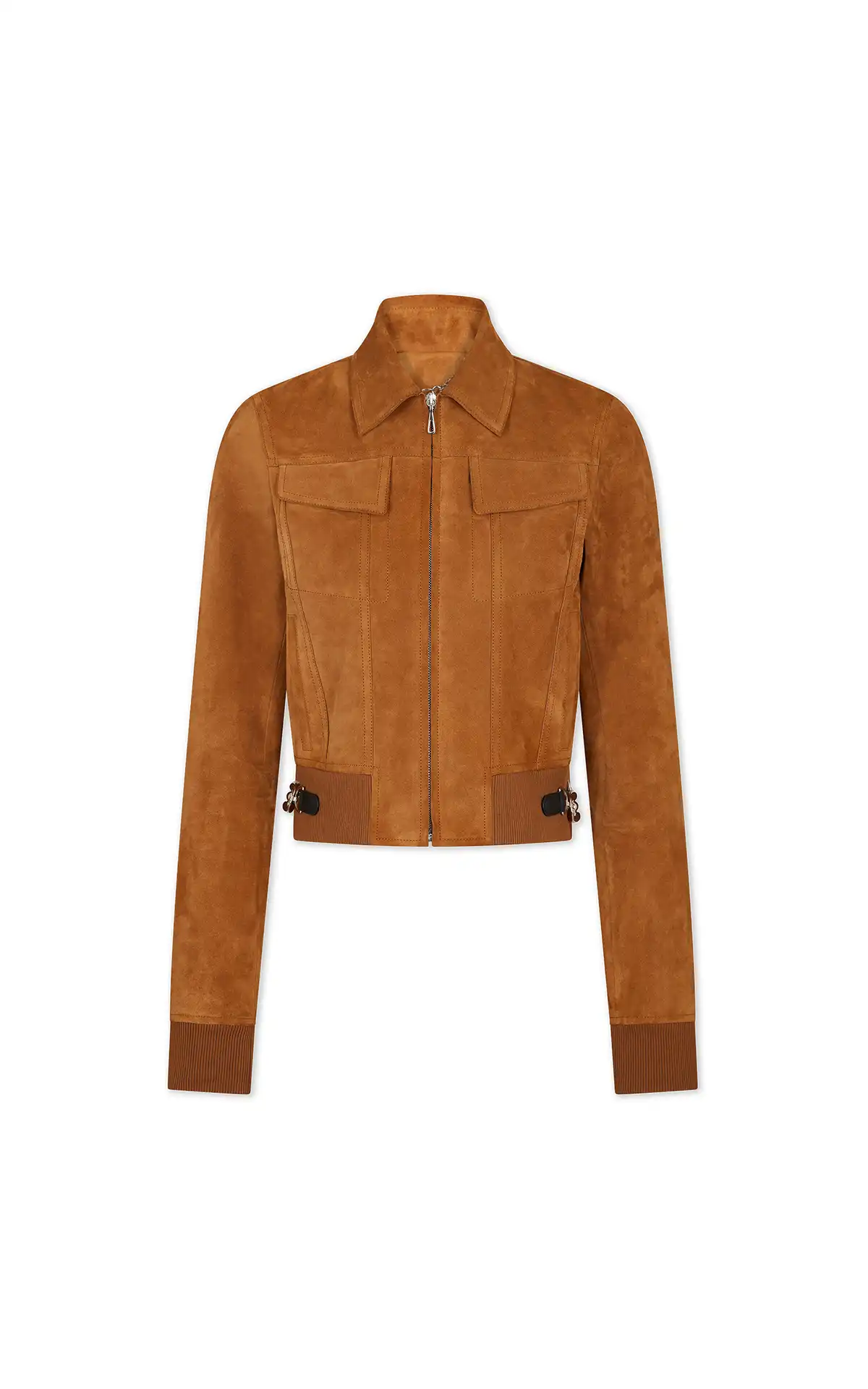 Rabanne camel Leather jacket La Vallée Village
