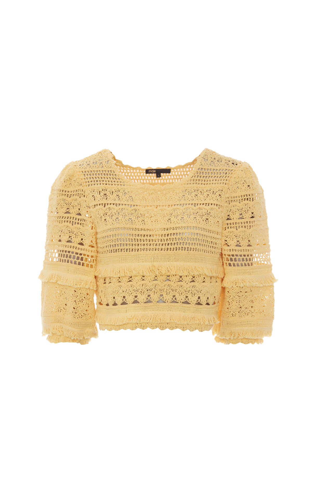 maje Mexi cally knitted top from Bicester Village