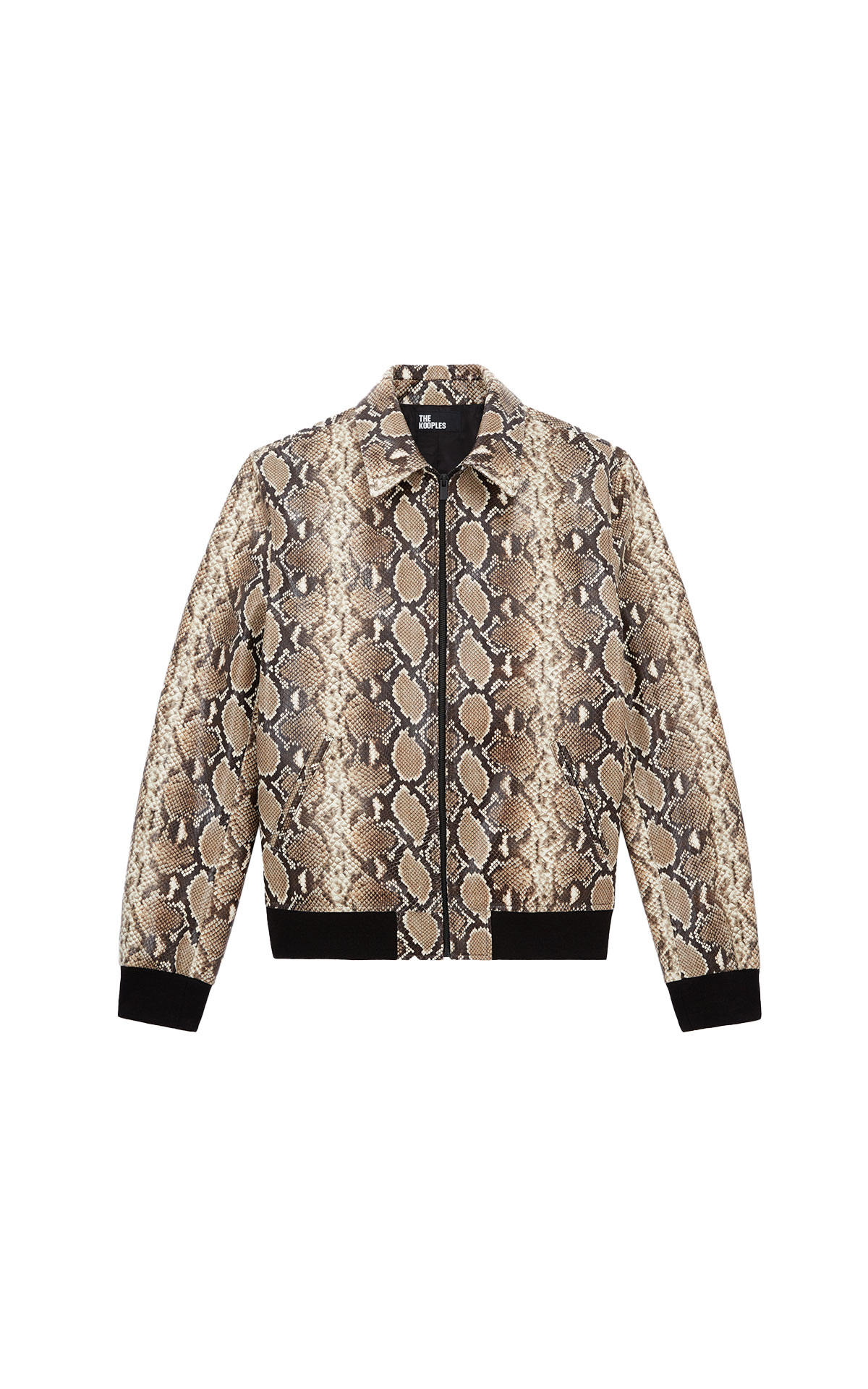 Printed bomber jacket the kooples outlet barcelona la roca village