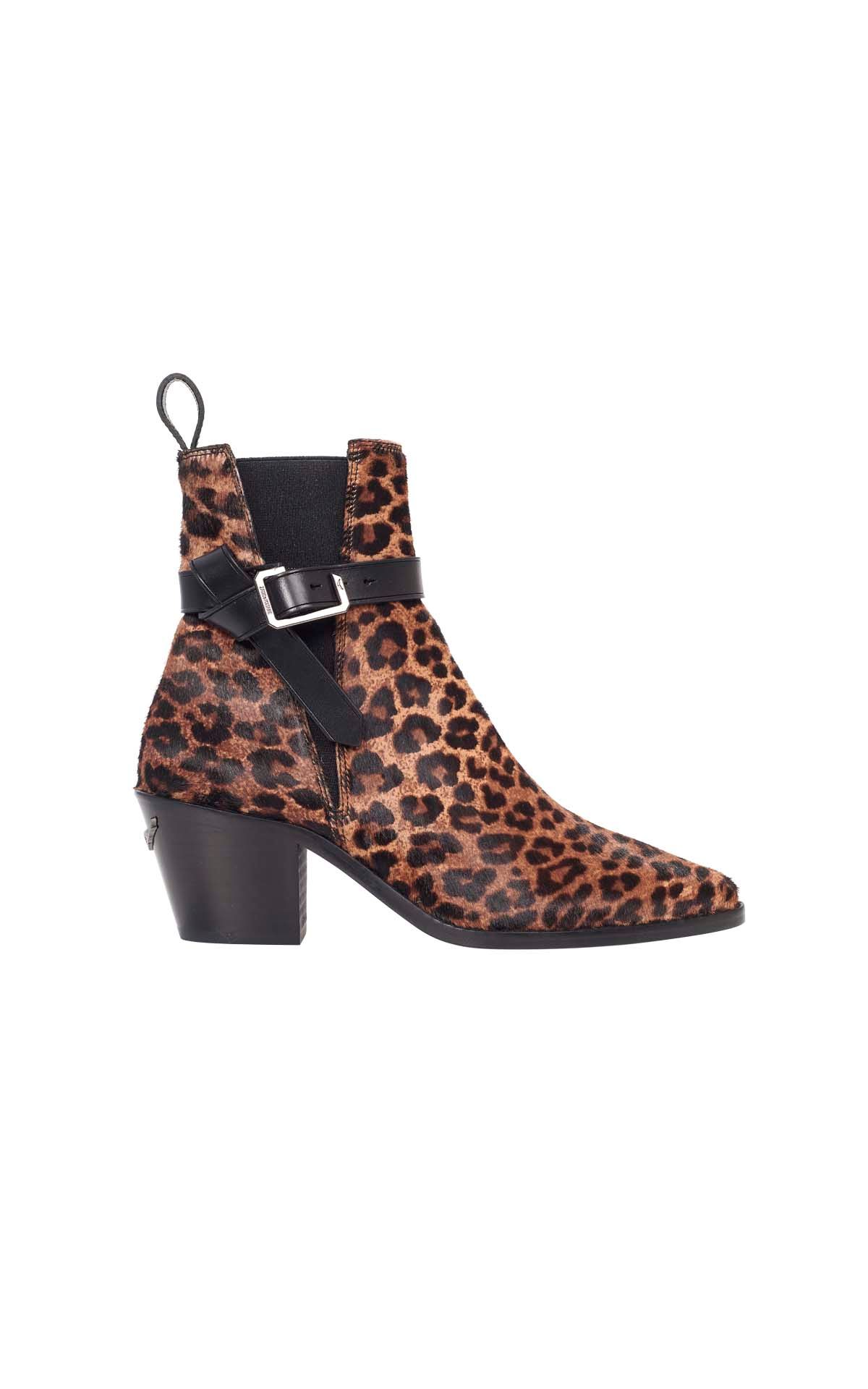 Animal print booties zadig & voltaire outlet barcelona la roca villa