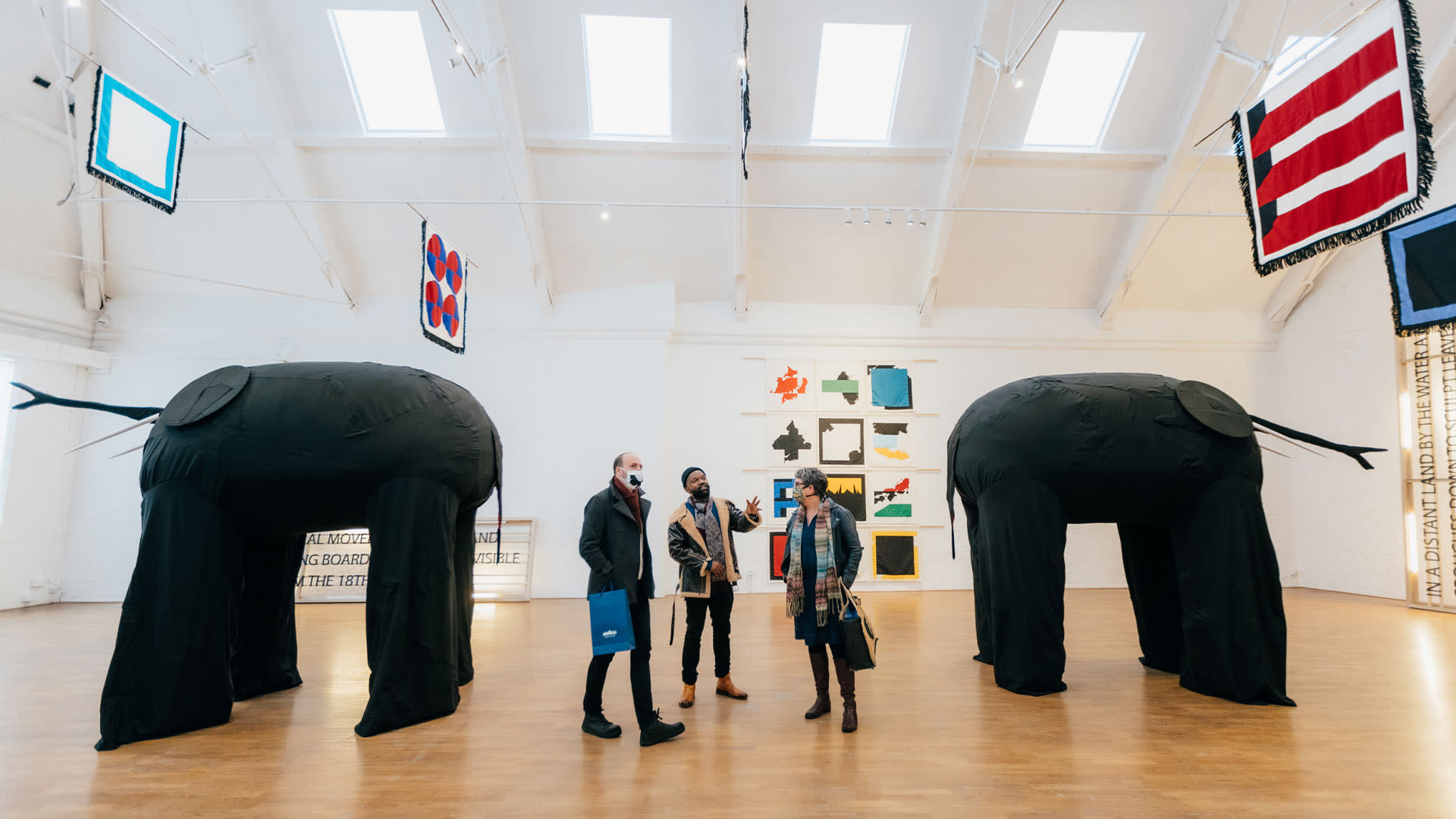 People in Modern Art gallery Oxford