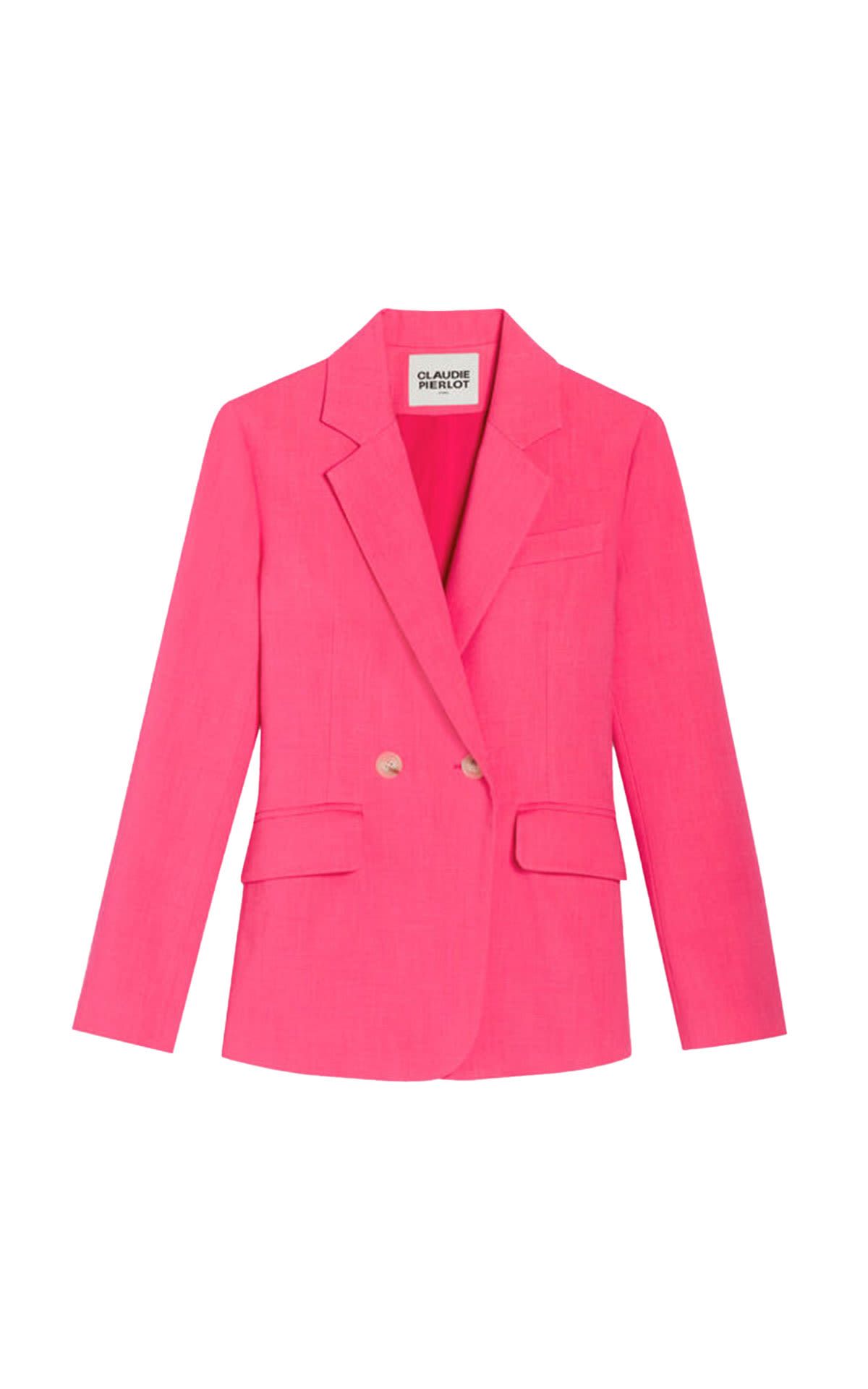 Fuchsia pink blazer Claudie Pierlot outlet barcelona la roca village