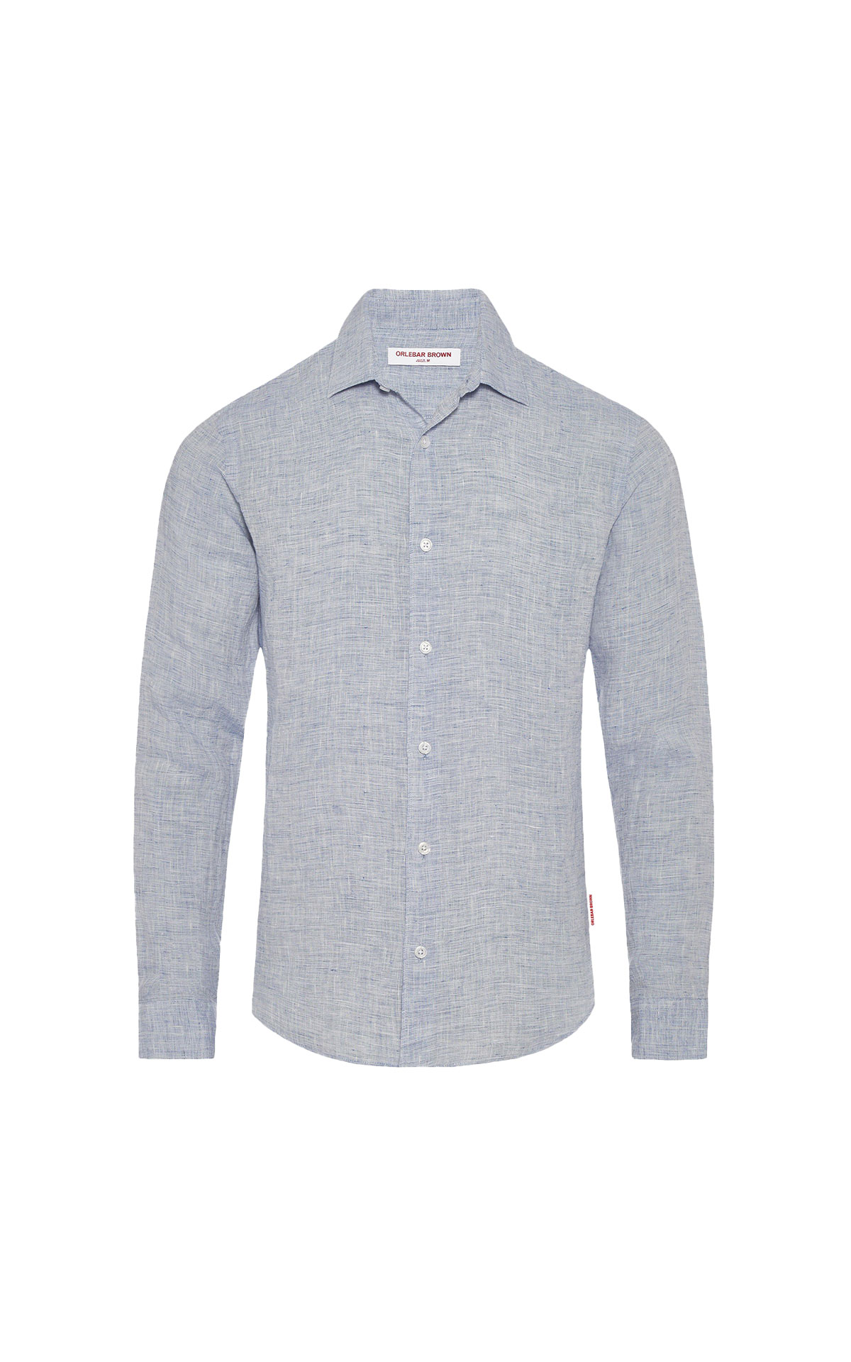 Orlebar Brown Navy/White Tailored-Fit Shirt from Bicester Village