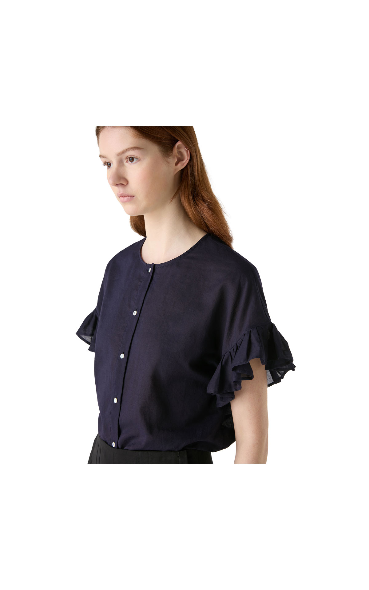 Bamford Frill sleeve blouse from Bicester Village