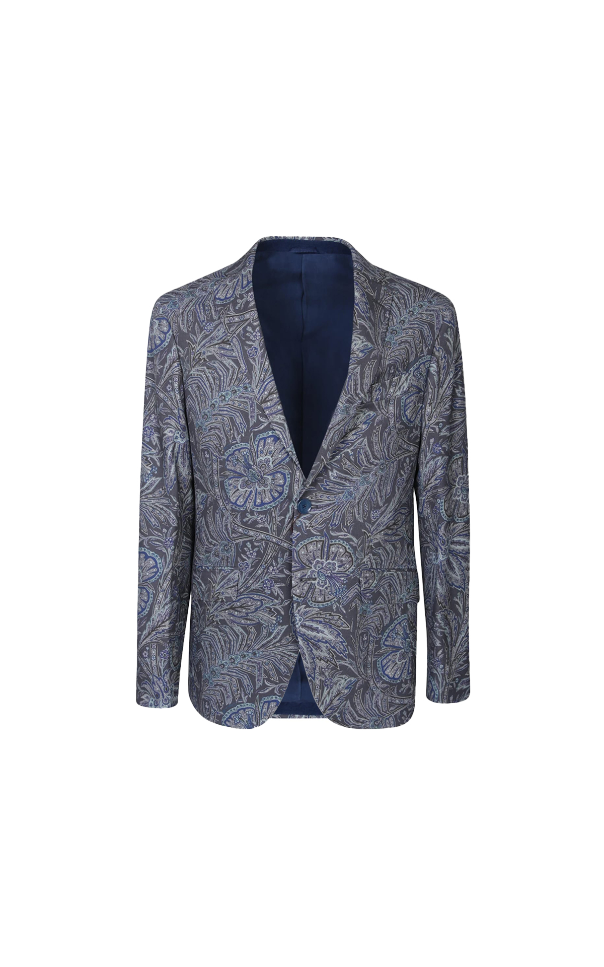 ETRO grey floral blazer