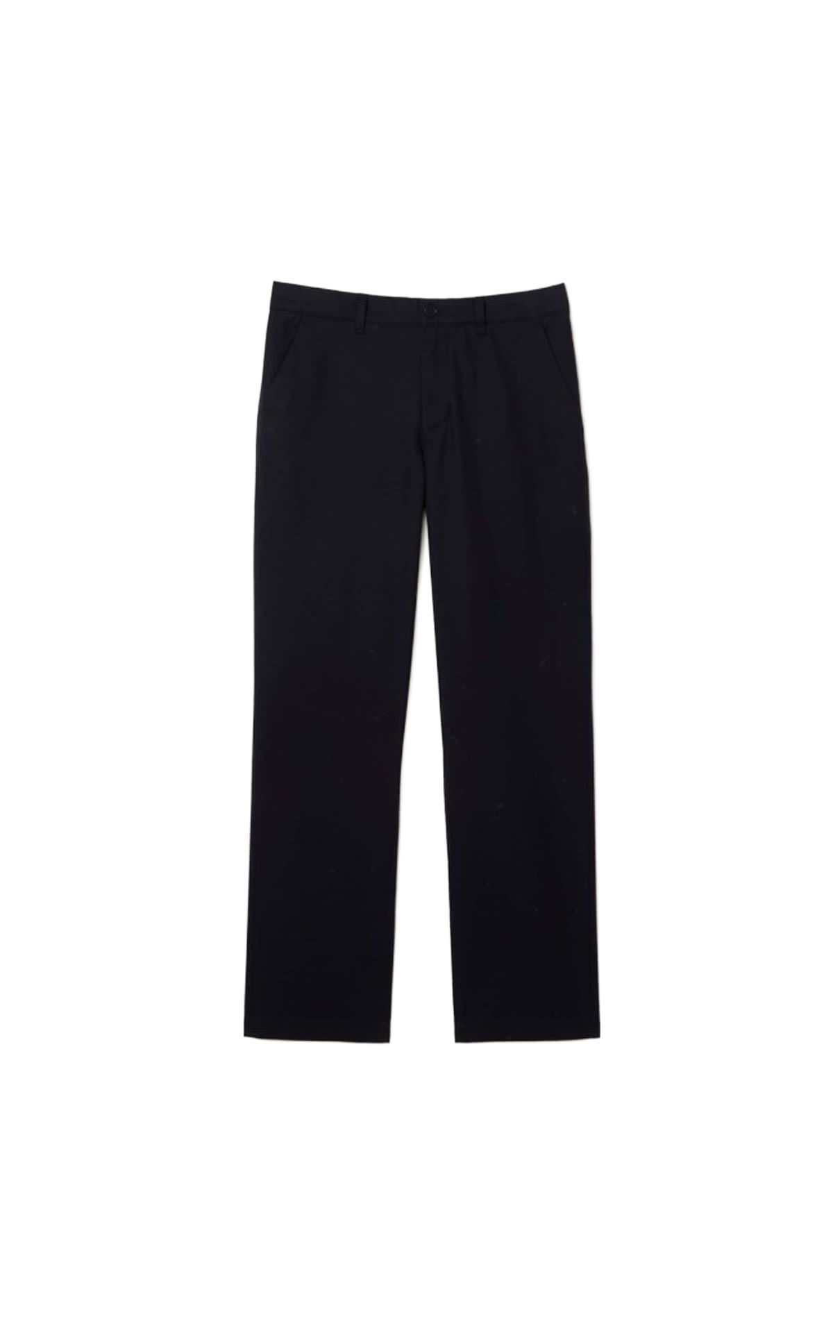 Lacoste Straight fit cotton twill pants from Bicester Village
