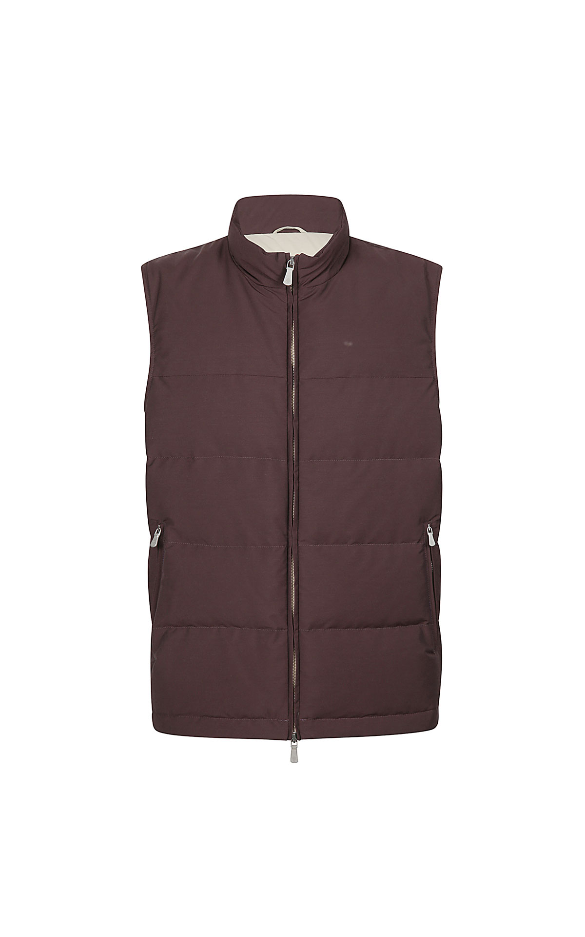 Eleventy Full-zip mock next waistcoat  from Bicester Village