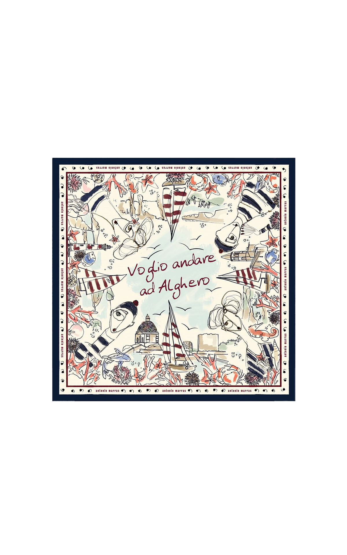 Antonio Marras patterned scarf