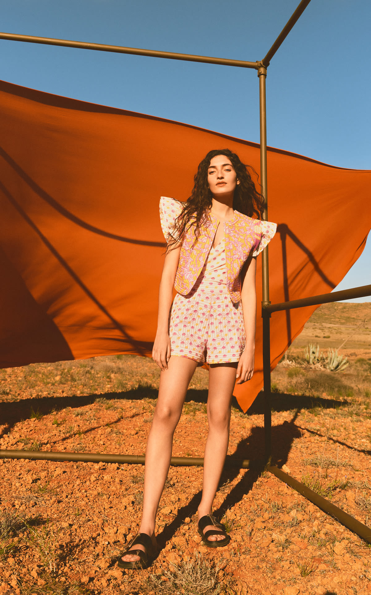 Model in Claudie Pierlot coat