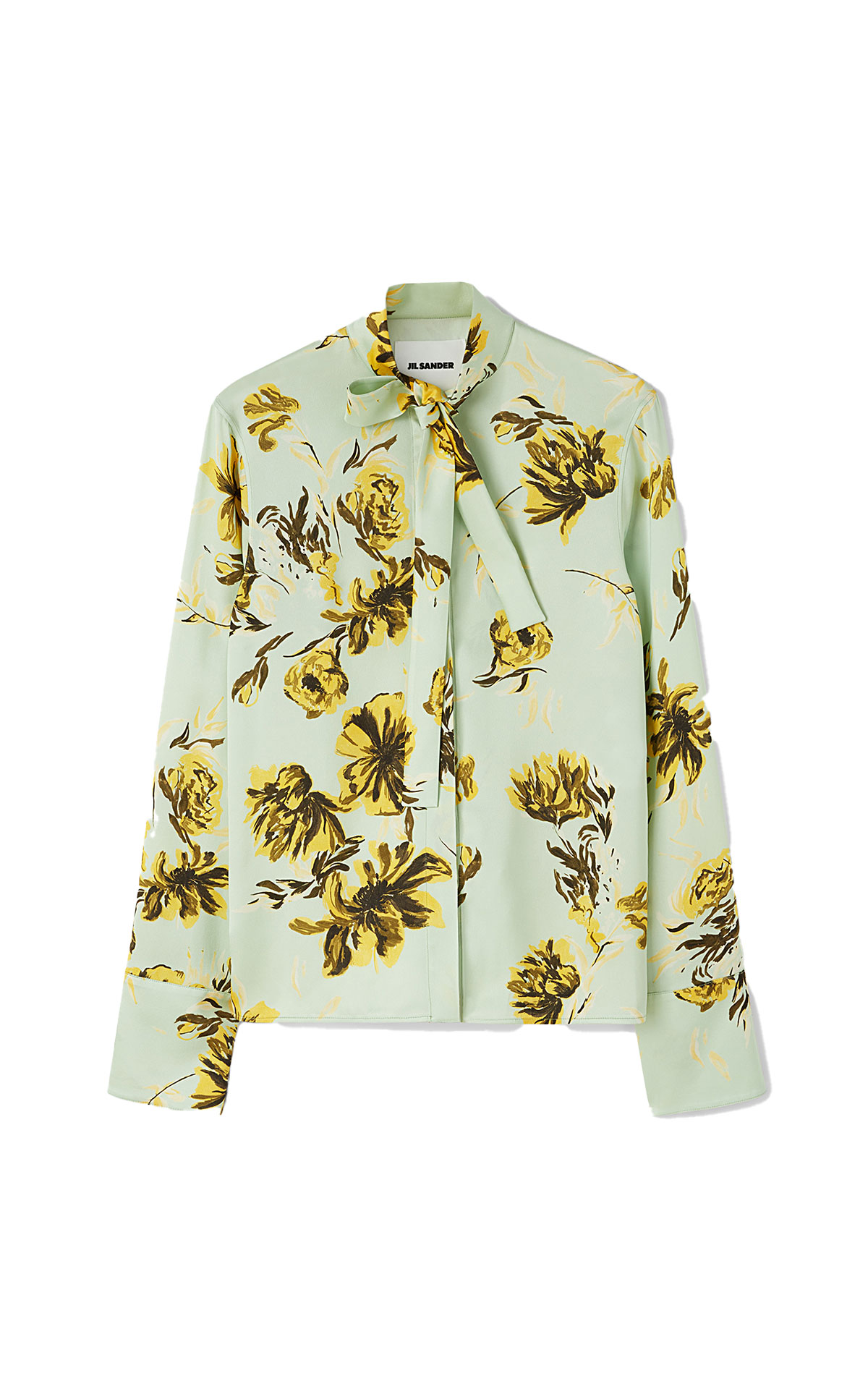 Jil Sander  Long-sleeves shirt with bow tie neckline from Bicester Village