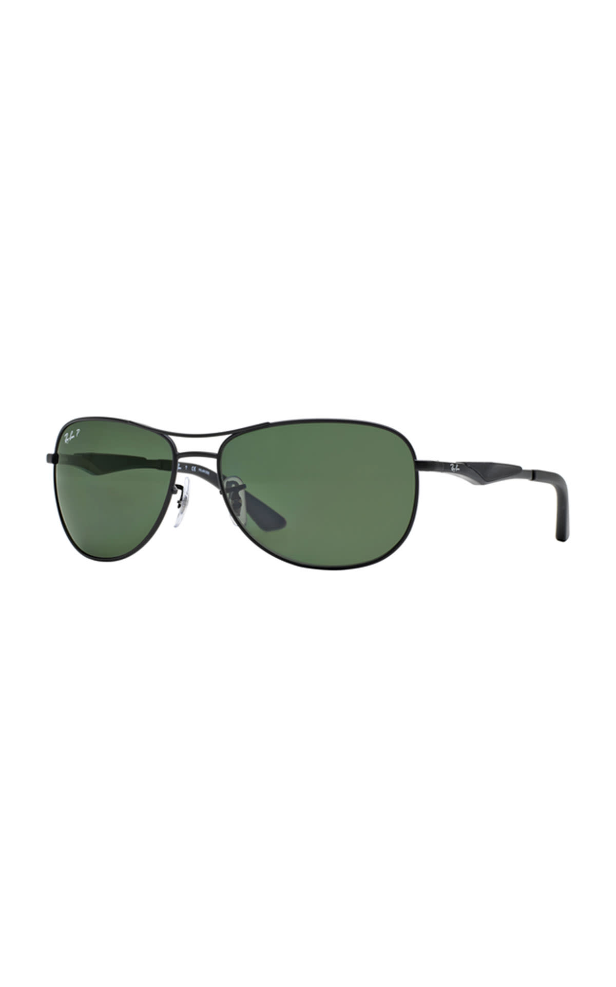 Ray-Ban black glasses with green lenses sunglass Sunglass Hut
