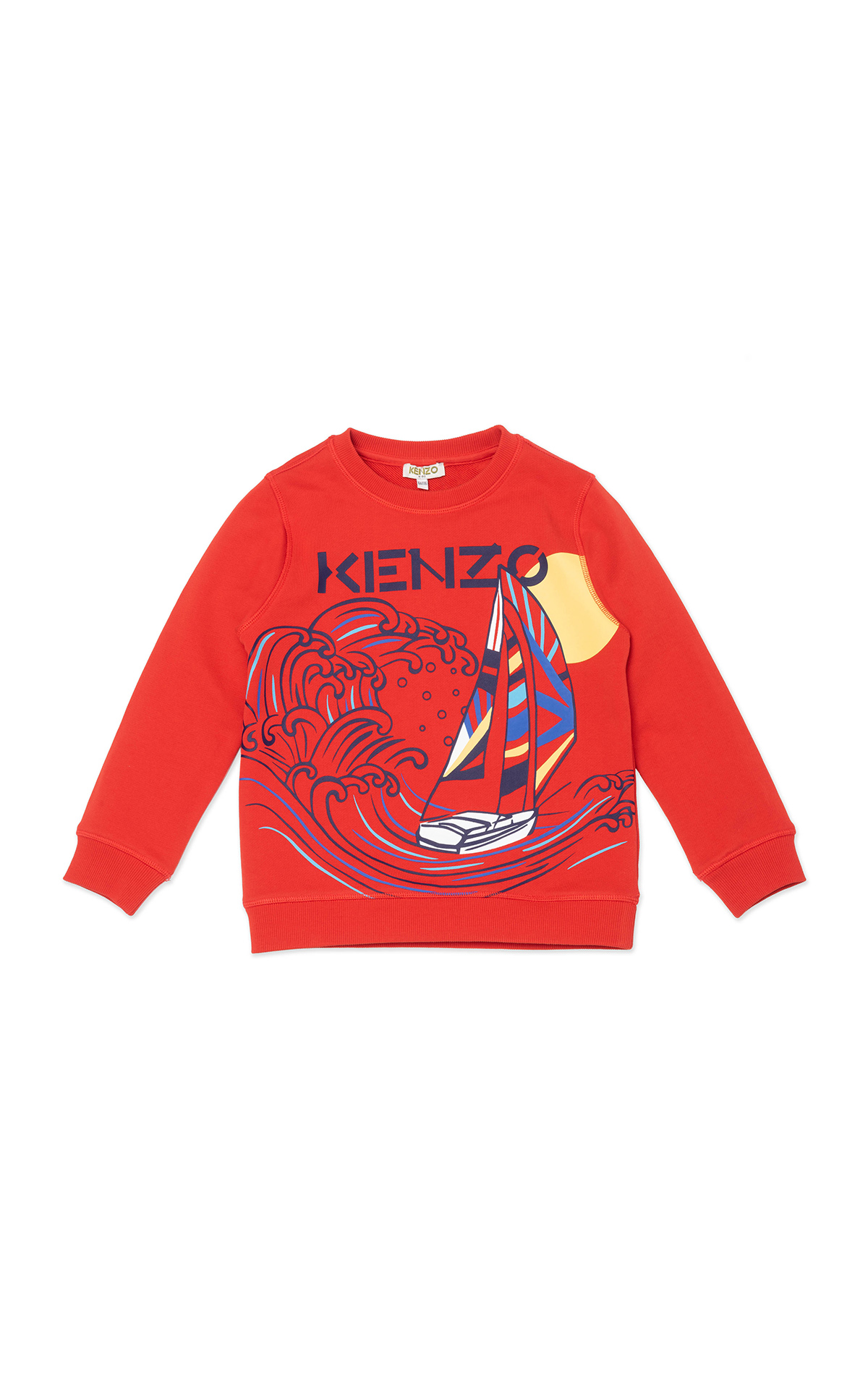 Red sweatshirt kenzo kids around
