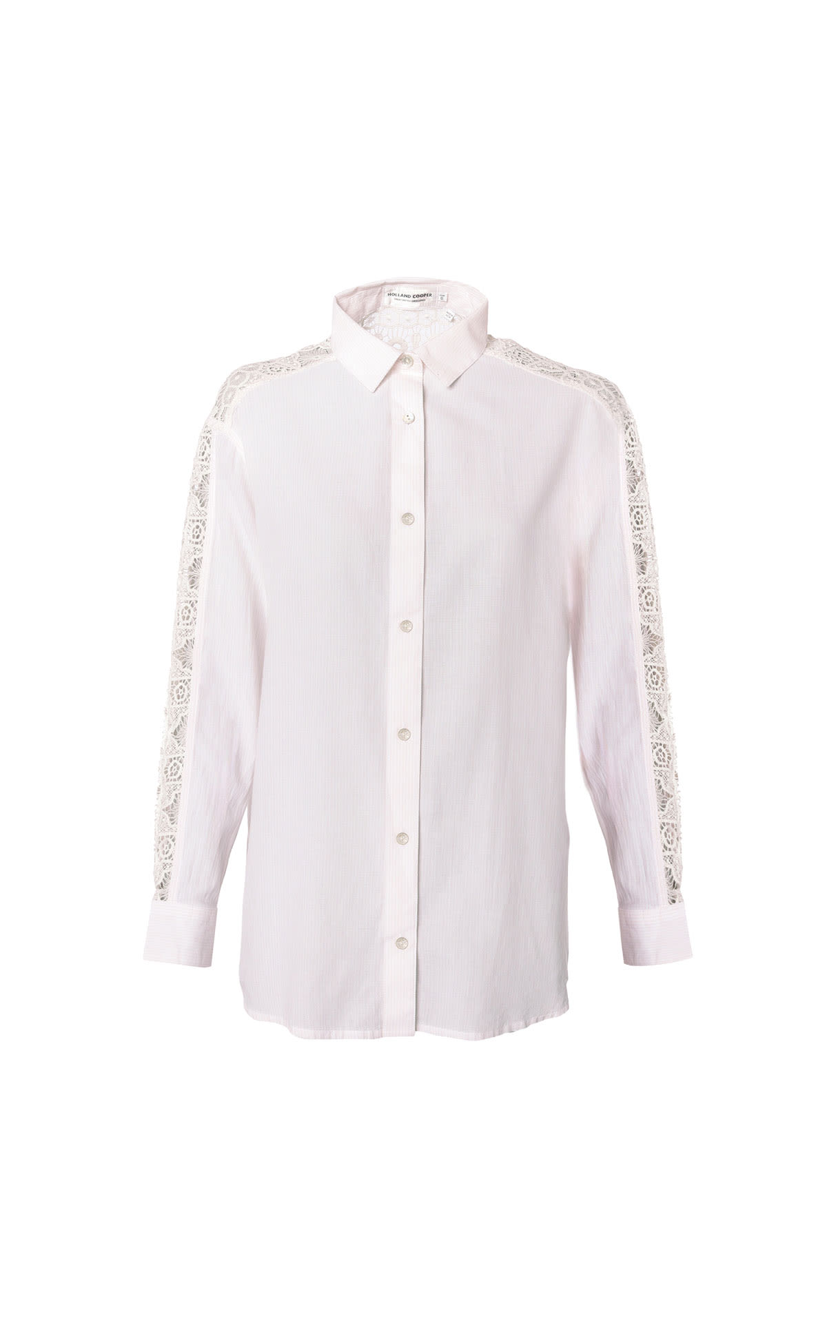 Holland Cooper Oversized cotton lace shirt from Bicester Village