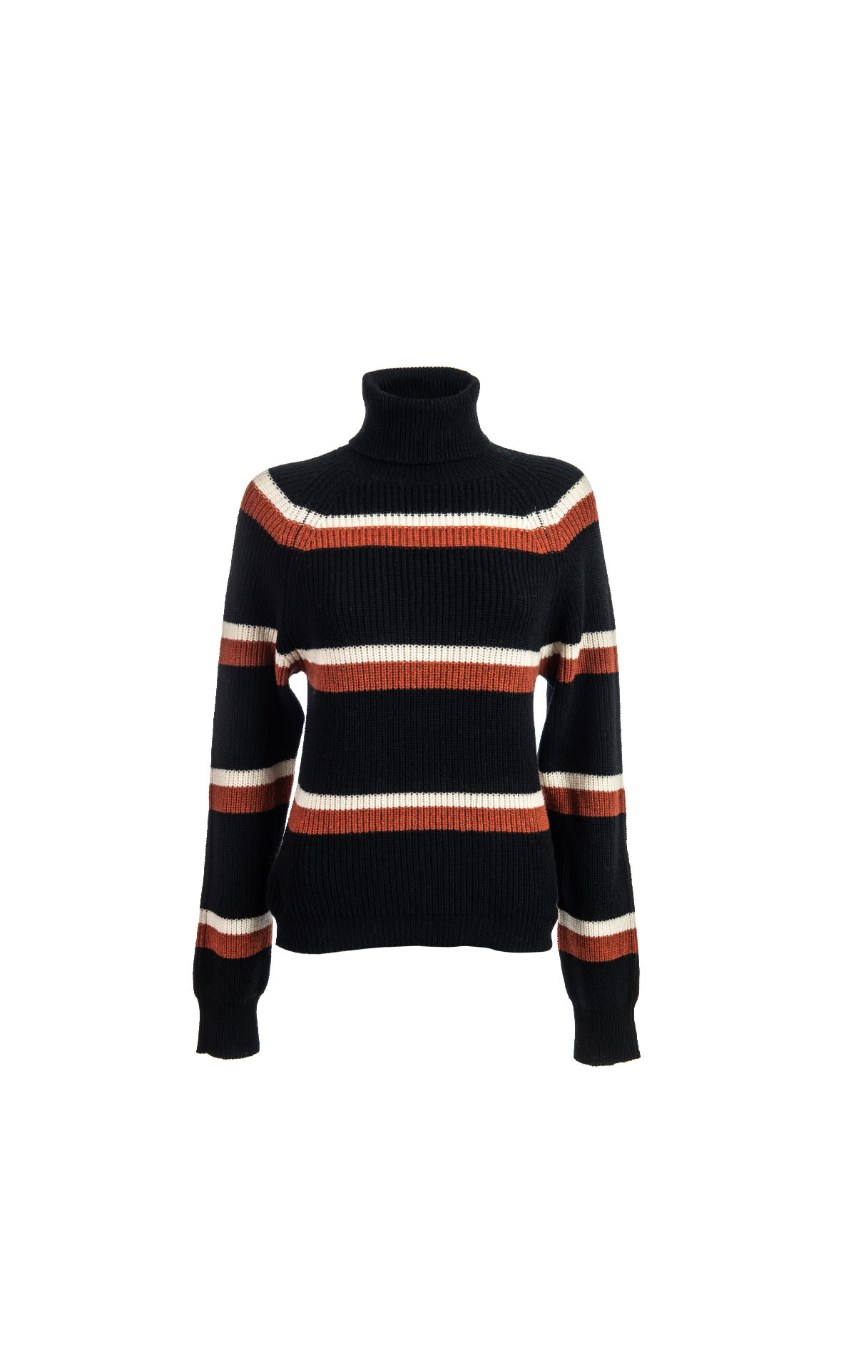 Maglione dolcevita a righe Marni