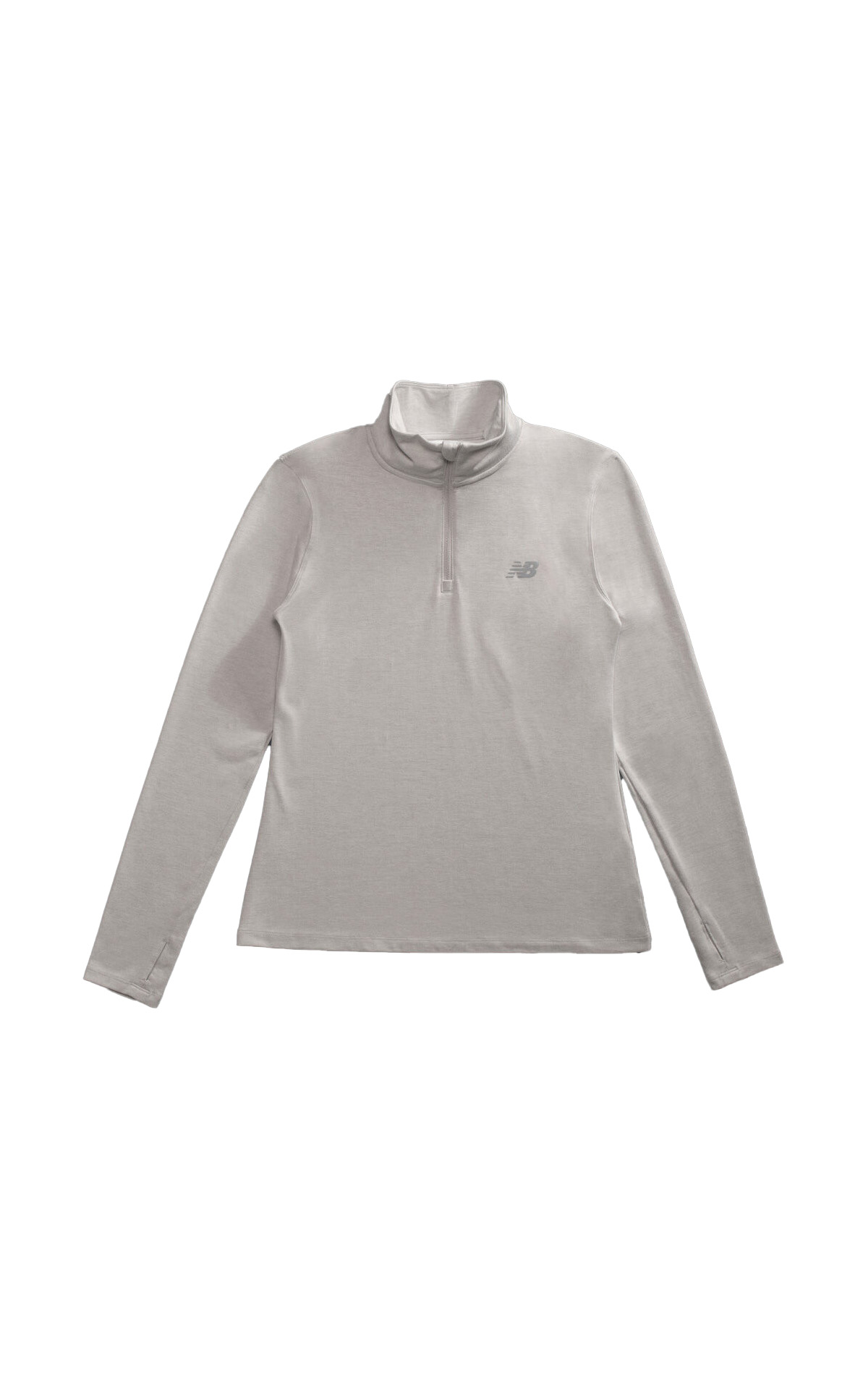 Jersey gris técnico media cremallera new balance outlet madrid las rozas village