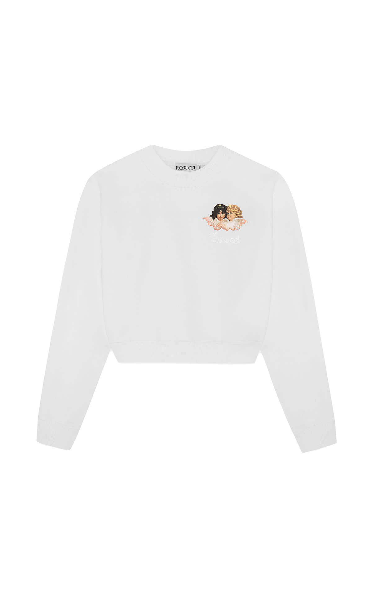 Fiorucci Squiggle angels crop sweat from Bicester Village