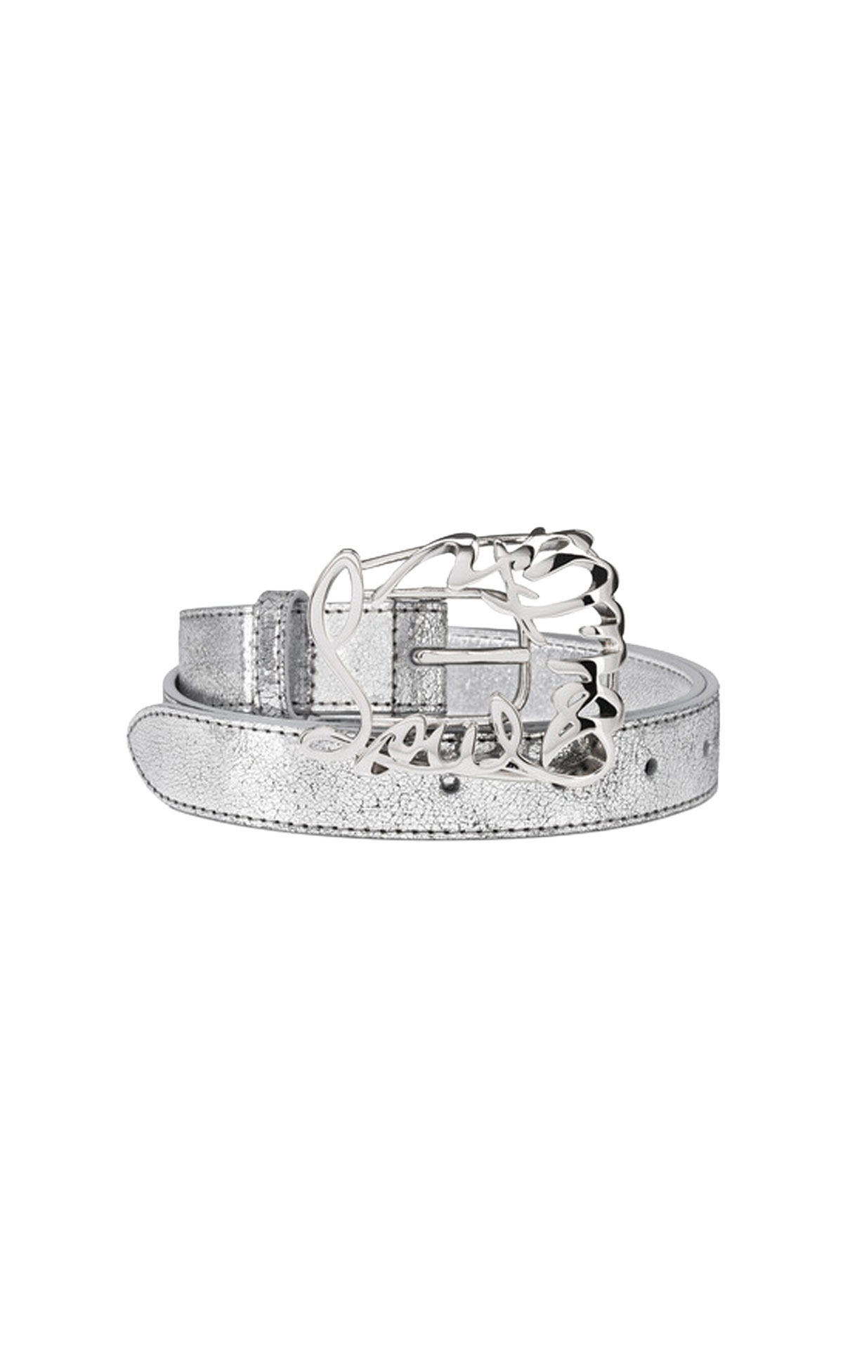 Christian Louboutin Giddy belt 25 mm calf from Bicester Village