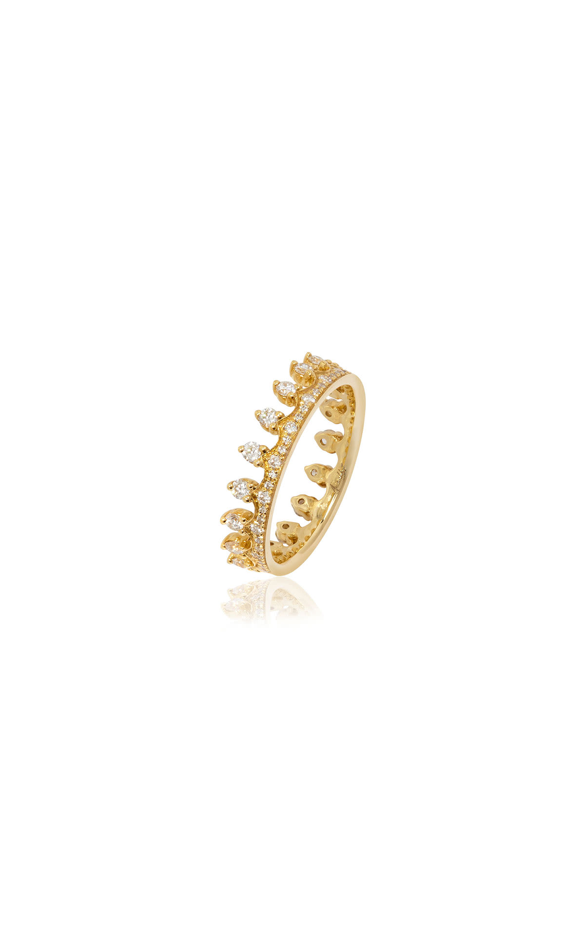 Annoushka Crown 18ct gold diamond ring from Bicester Village