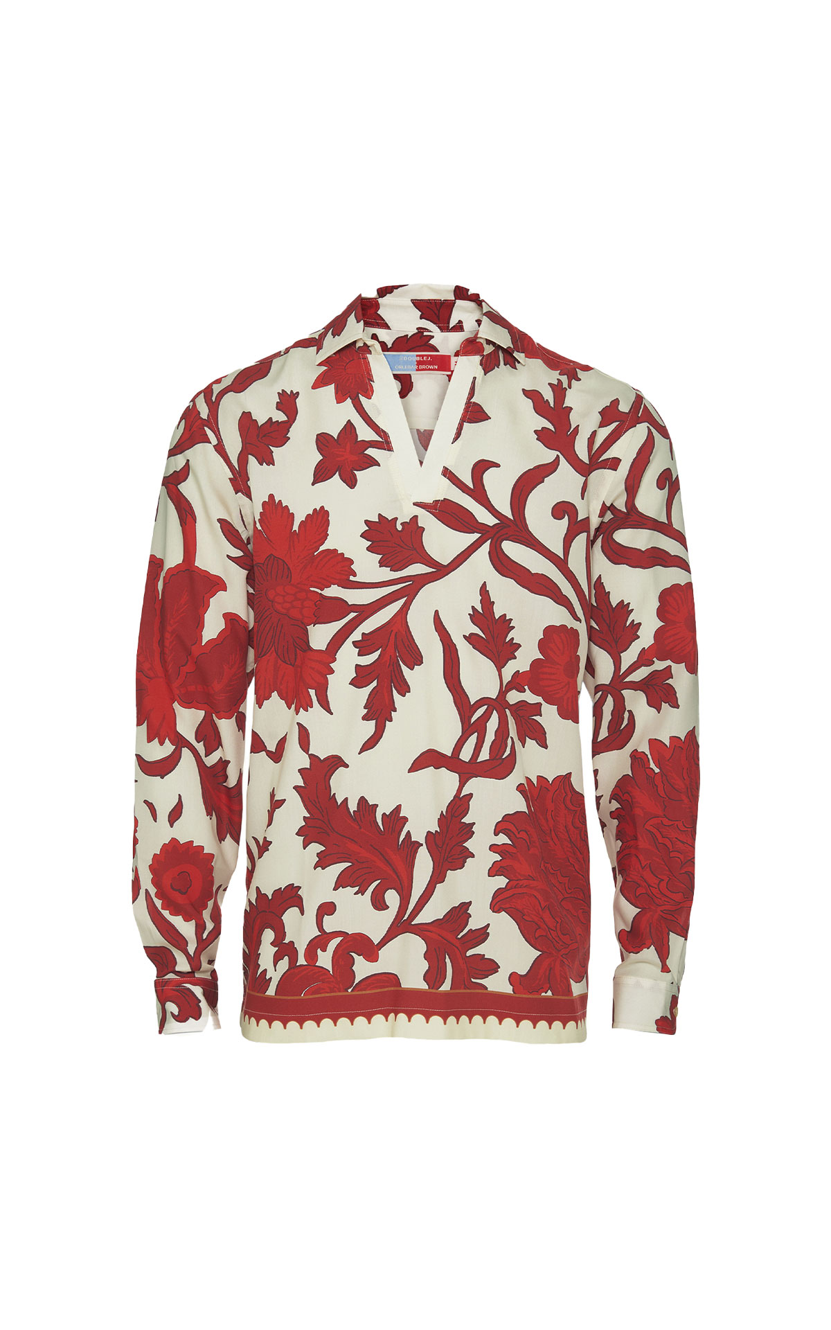 Orlebar Brown Ridley dragon flower summer red/white sand from Bicester Village