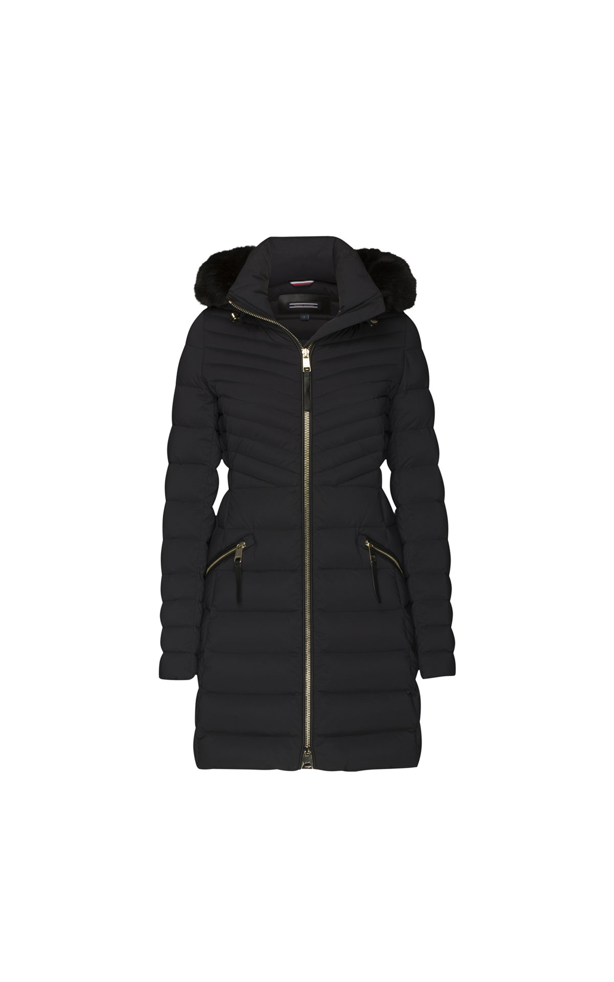 tommy hilfiger new nikki coat black