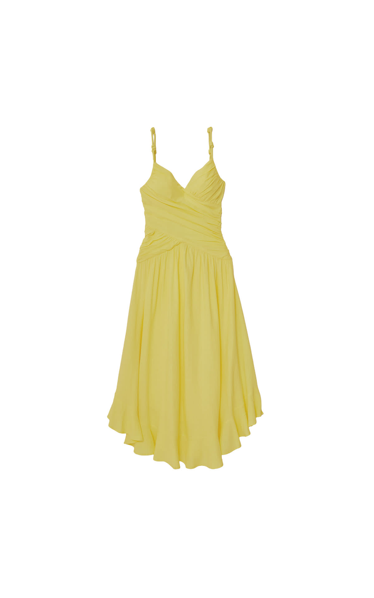 Farm Rio Yellow cross over maxi dress from Bicester Village