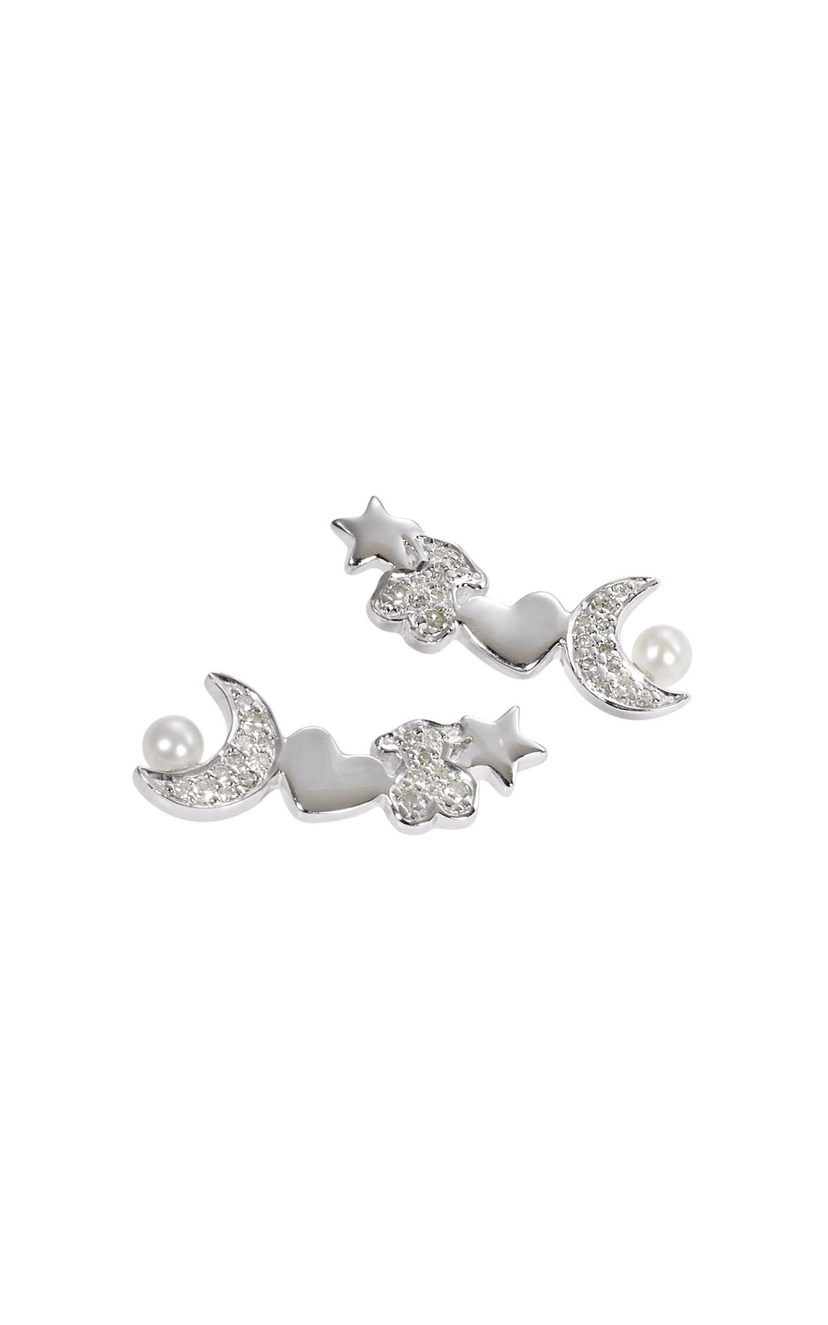 Silver earrings tous
