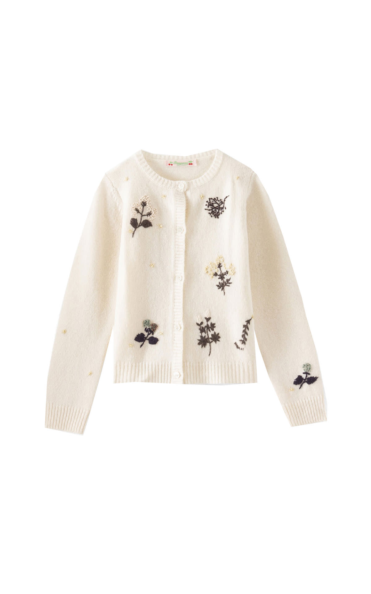 Bonpoint Girl's cream cardigan from Bicester Village