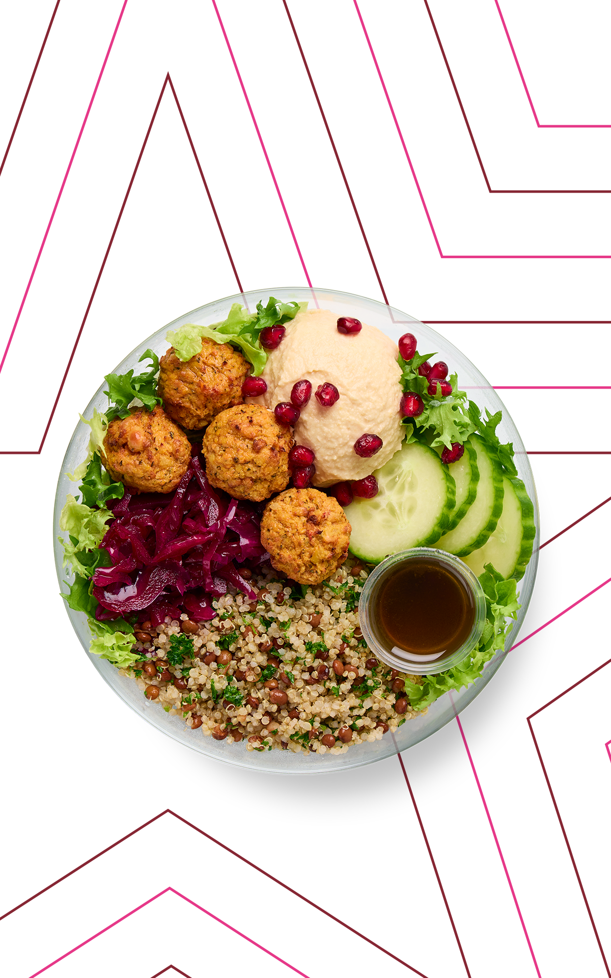 Pret a manger Falafel Mezze & Quinoa Bowl La Vallée Village