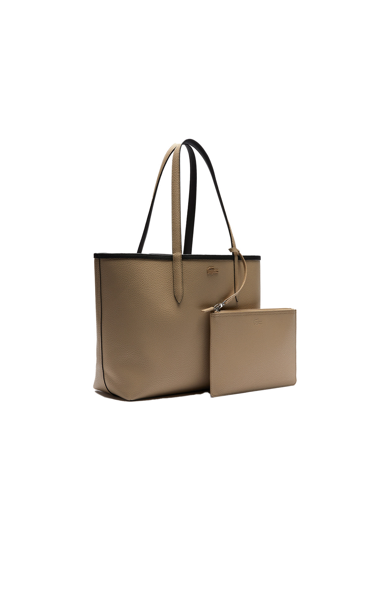 Lacoste Anna reversible tote pouch noir krema 2.0 from Bicester Village