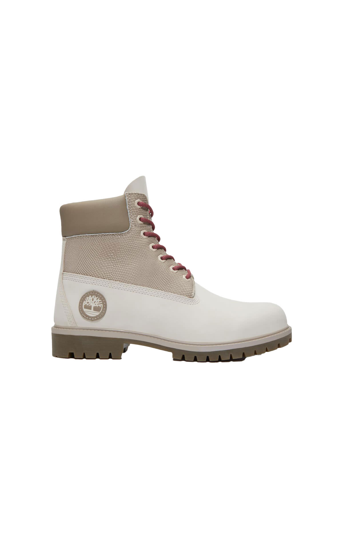 Timberland Timberland heritage 6 inch lace up waterproof boot - White nubuck from Bicester Village