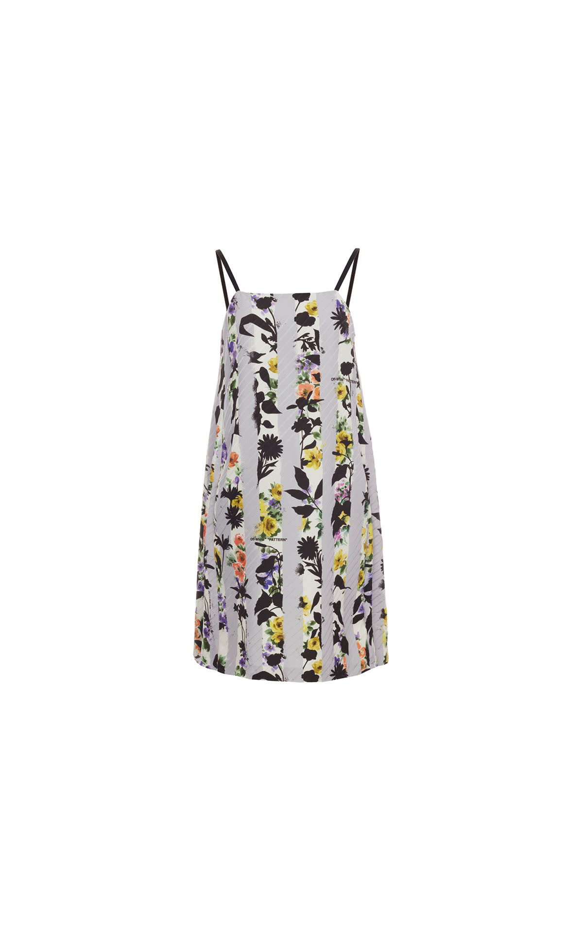 Off-White Stripes string floral print dress from Bicester Village