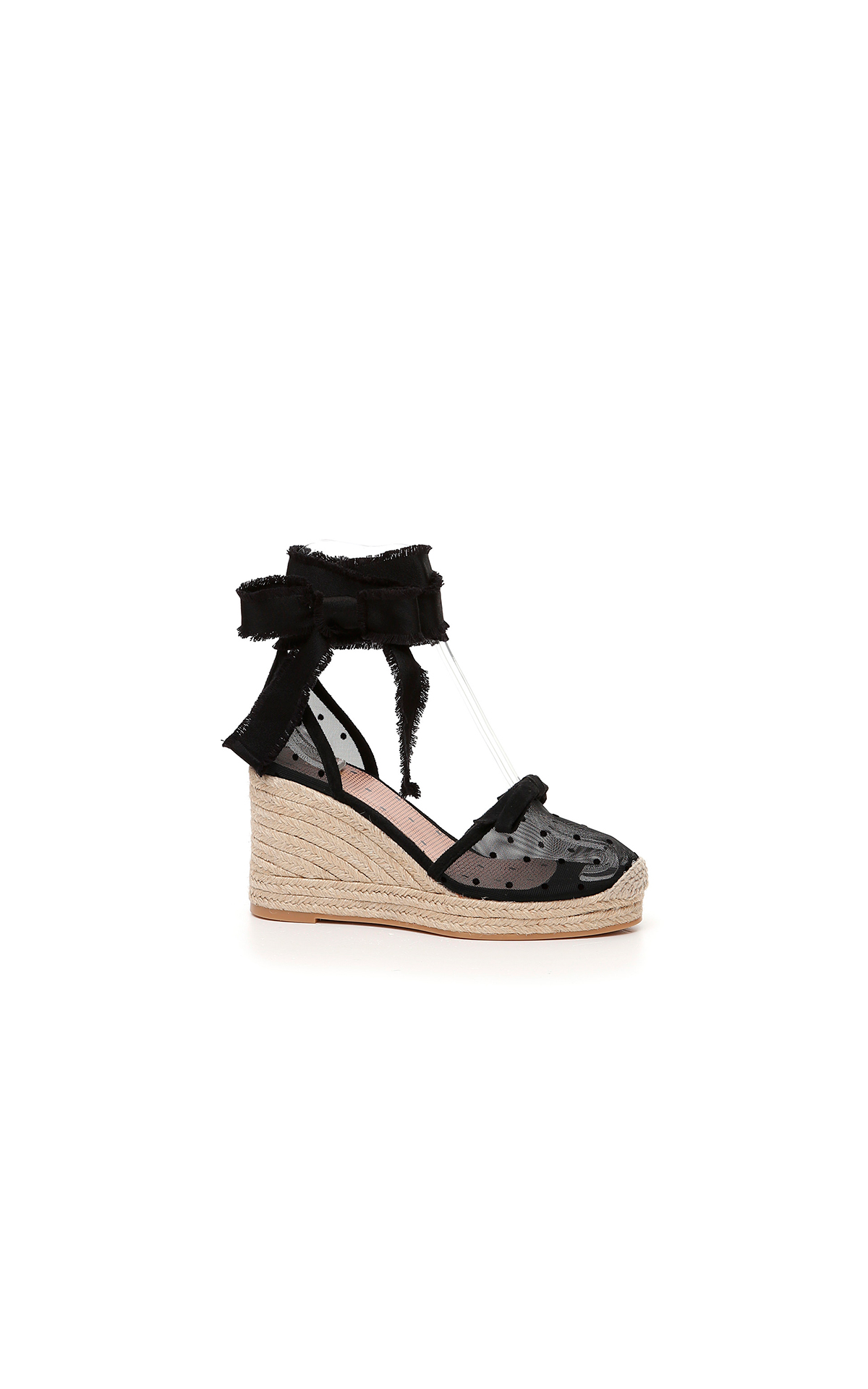 red valentino wedges