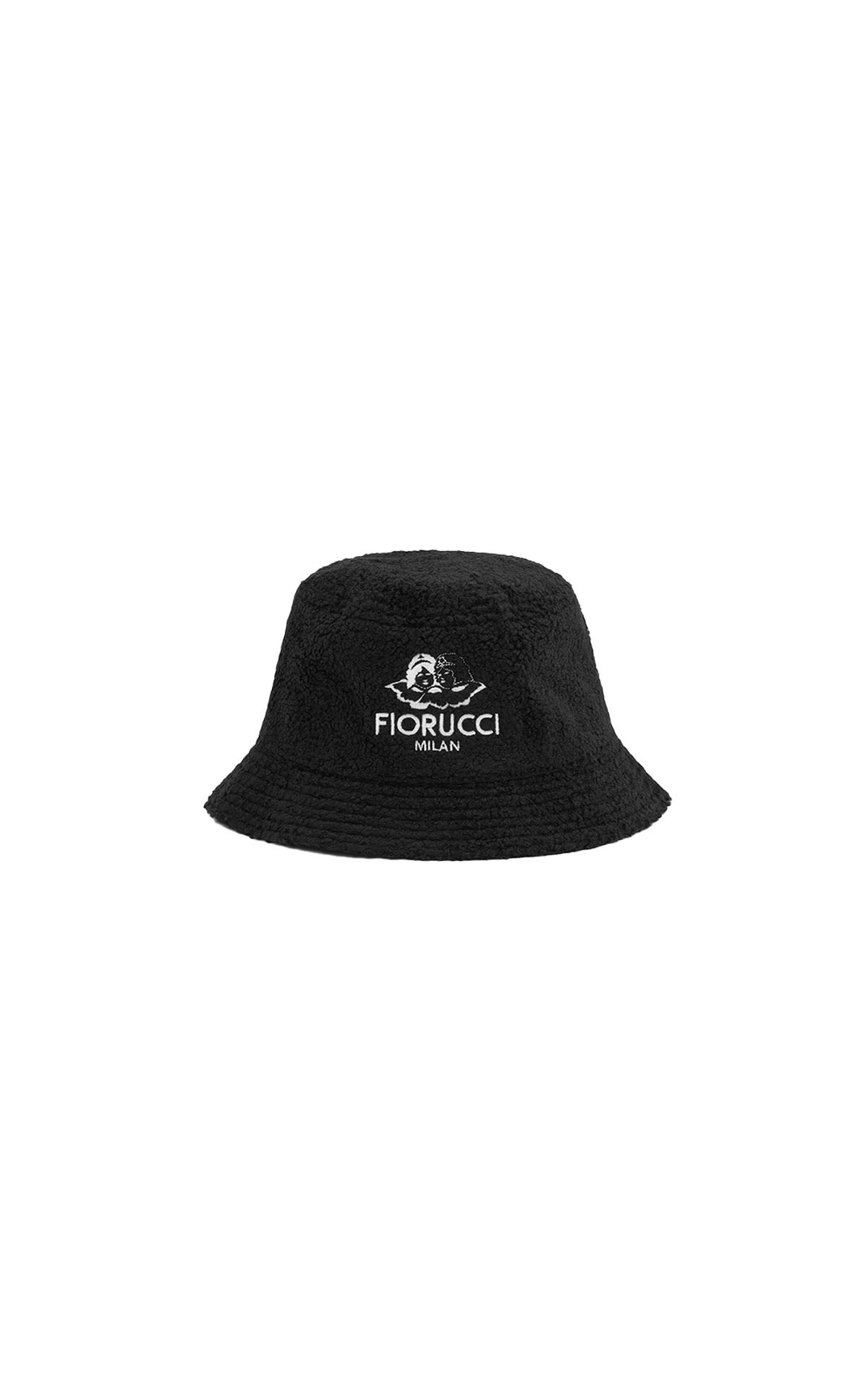Fiorucci Milan angels shearling bucket hat from Bicester Village