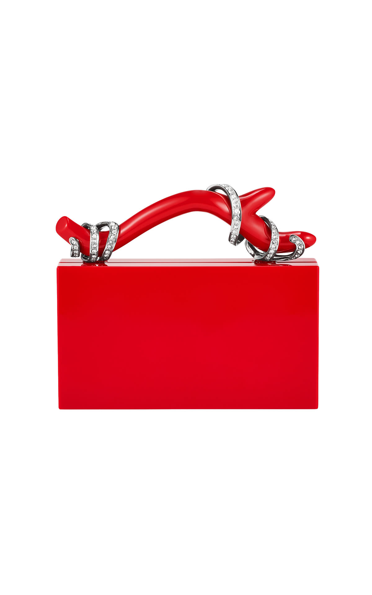 Aquazzura Capri crush clutch from Bicester Village