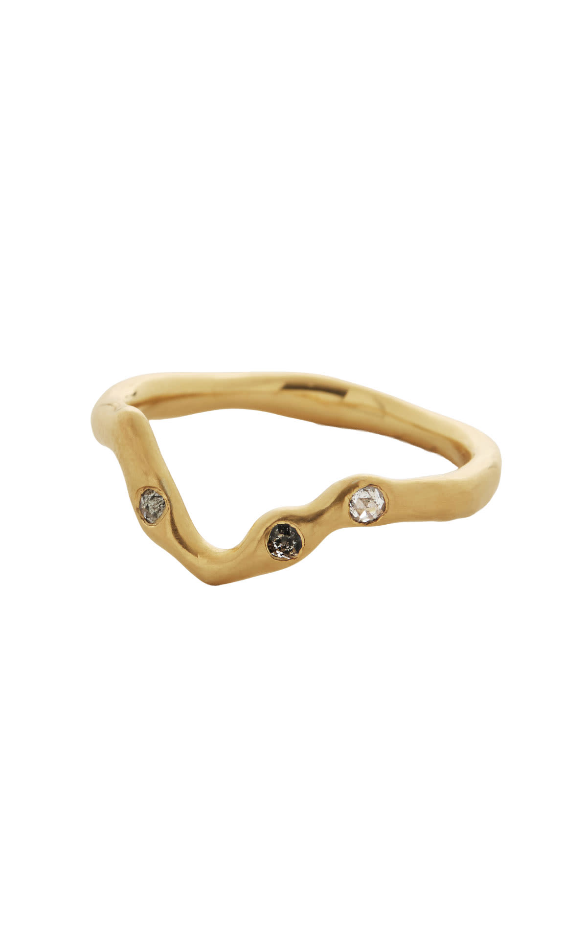 Monica Vinader 18k Gold Vermeil Amy Powney Galaxy Diamond Stacking Ring  from Bicester Village