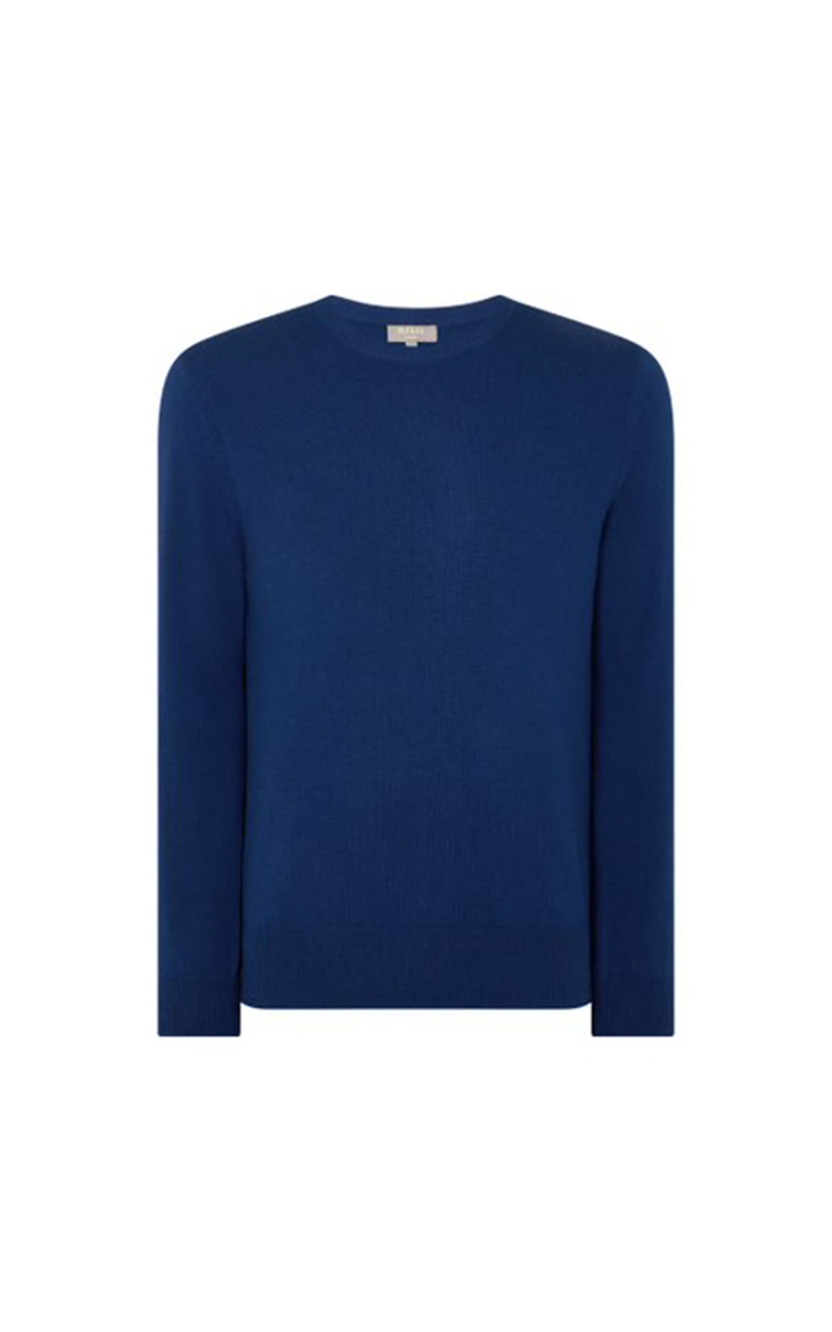 N.Peal Oxford round neck cruise blue from Bicester Village