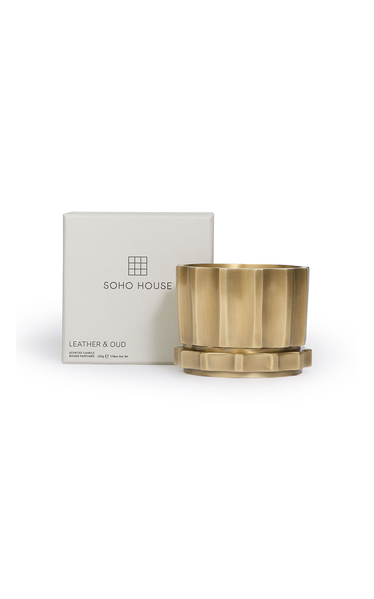 Soho Home Leather and oud cavendish from Bicester Village