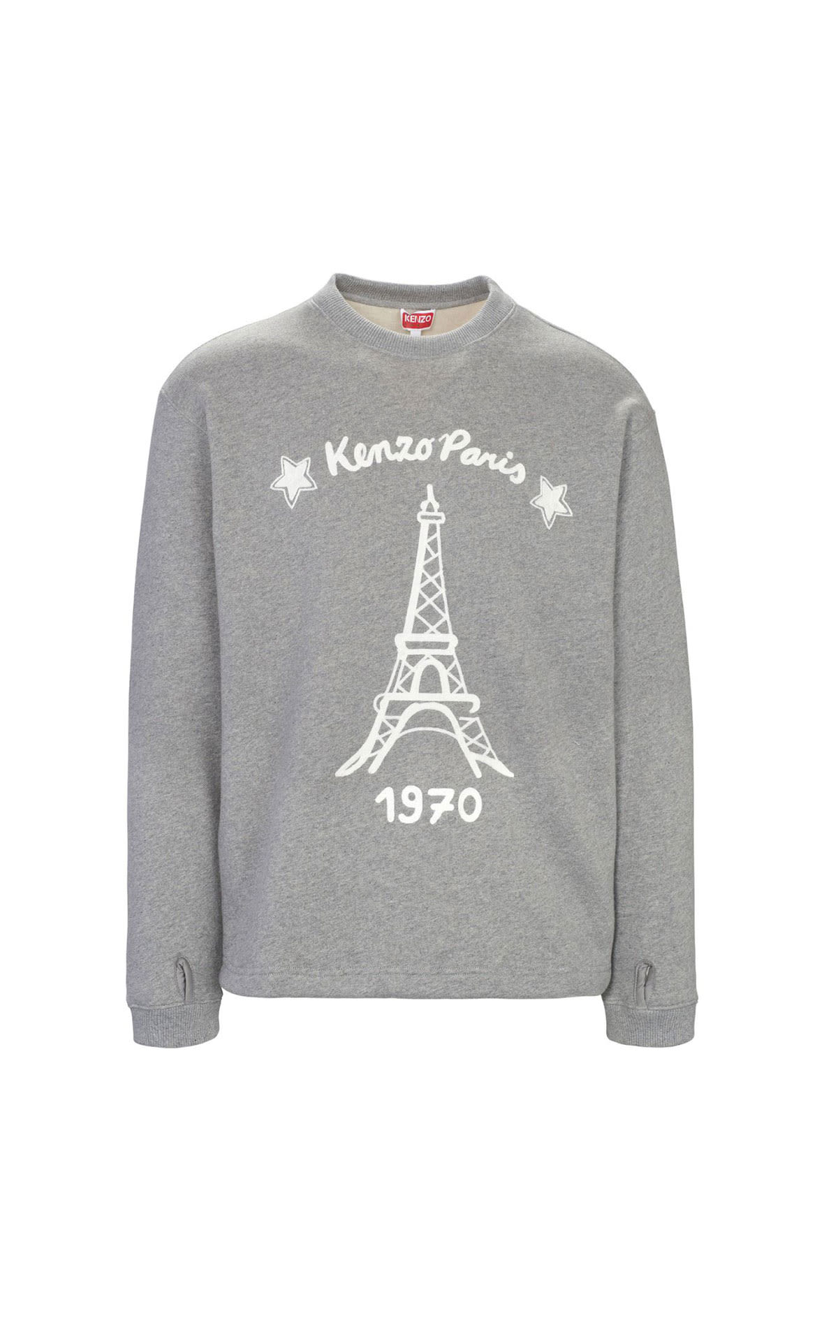 Paris grey sweatshirt KENZO Kids around