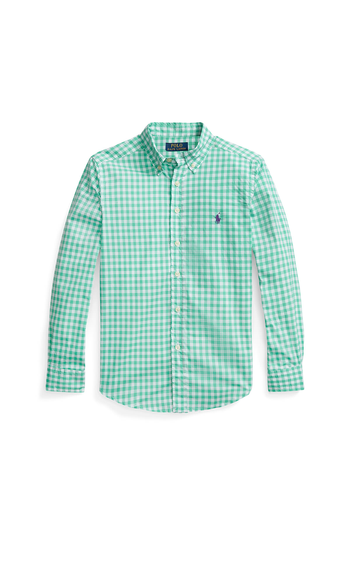 Green checkered shirt Polo Ralph Lauren Men outlet madrid las rozas village