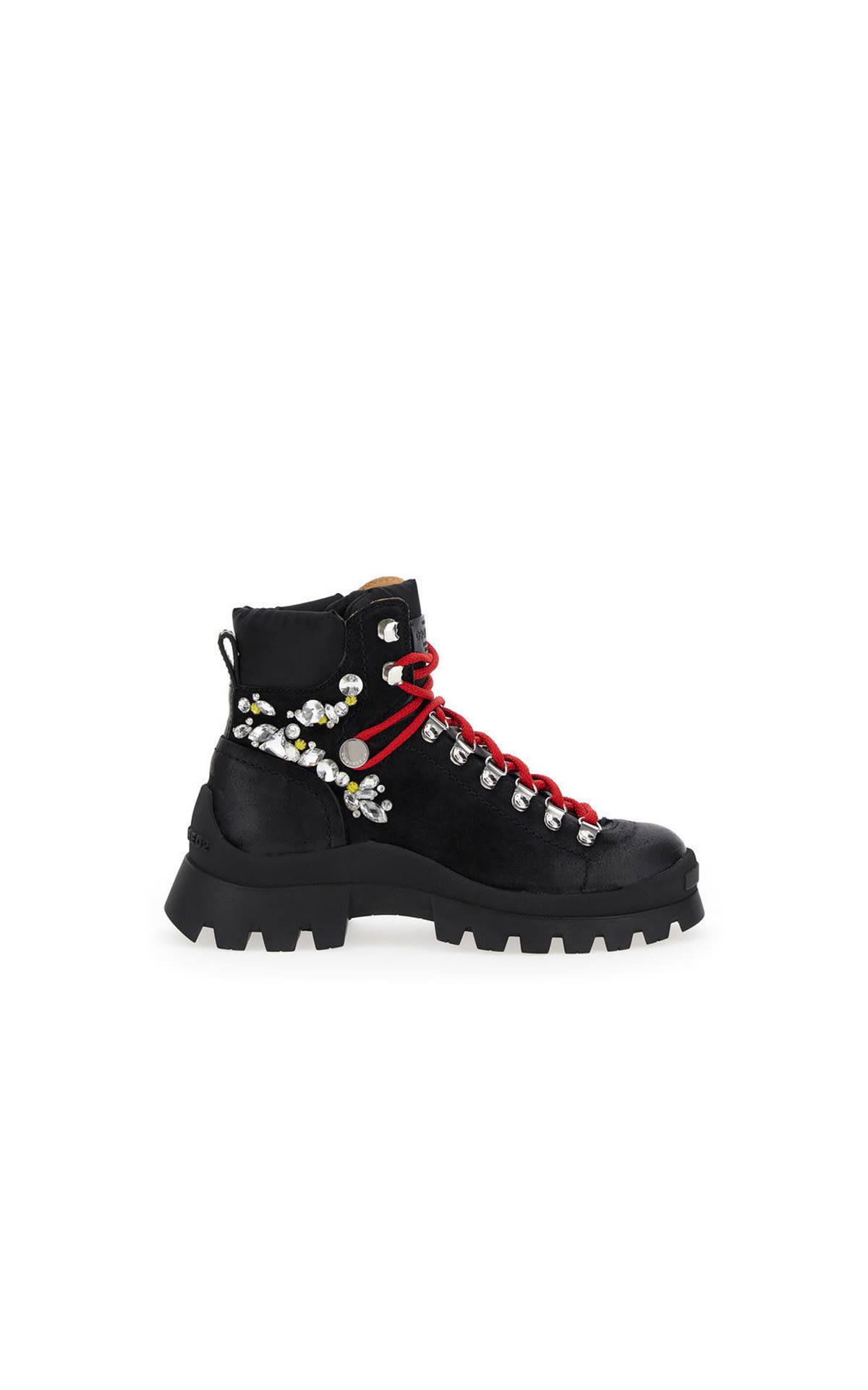 Black boot with studs Dsqaured2
