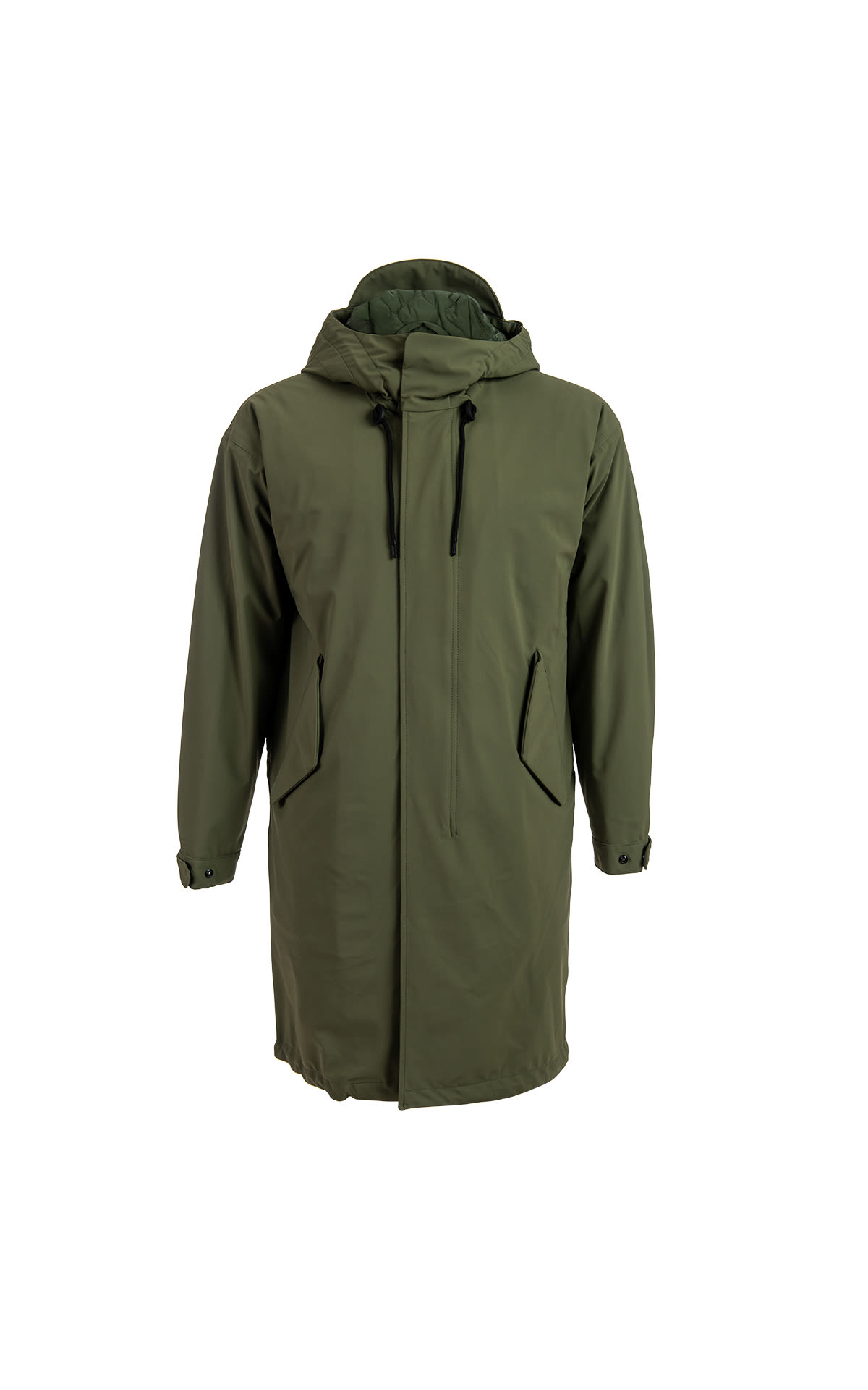 Parka verde Aspesi
