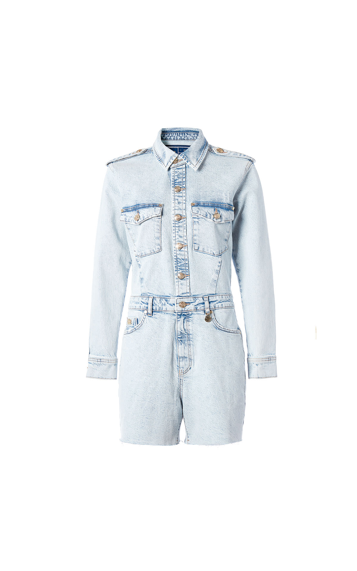 Holland Cooper Utility playsuit light stone wash from Bicester Village