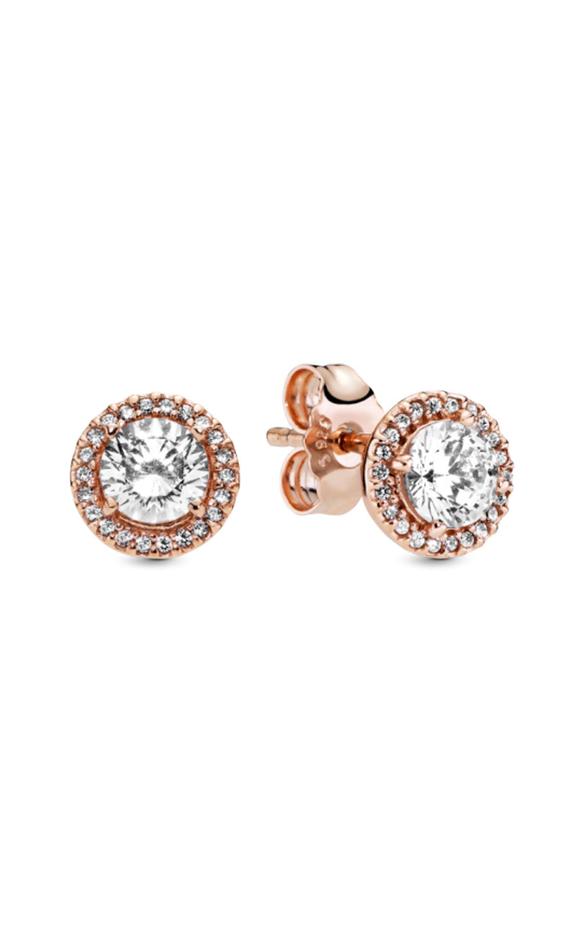 Pandora Round Sparkle Halo Stud Earrings from Bicester Village